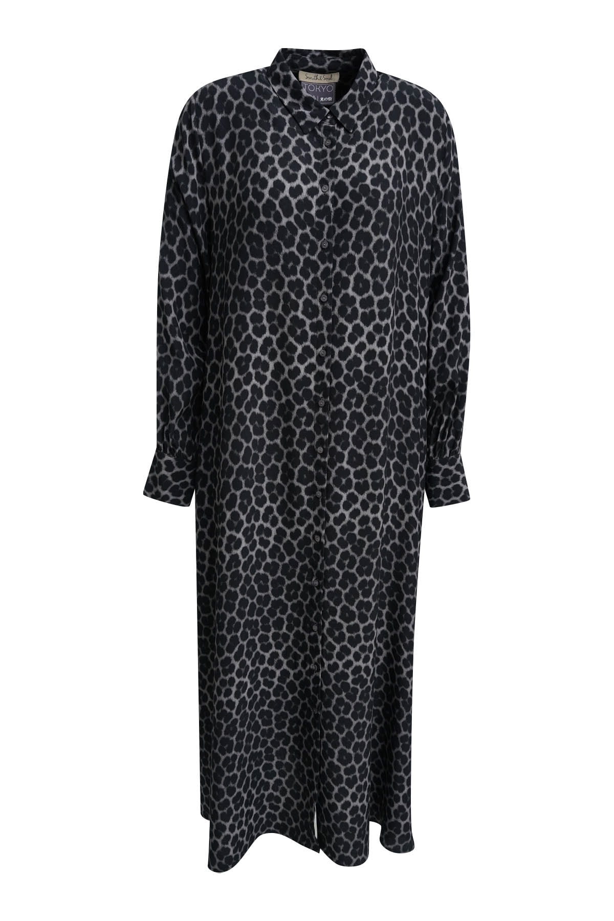 Image of Smith & Soul Hemdblusenkleid mit Allover-Print