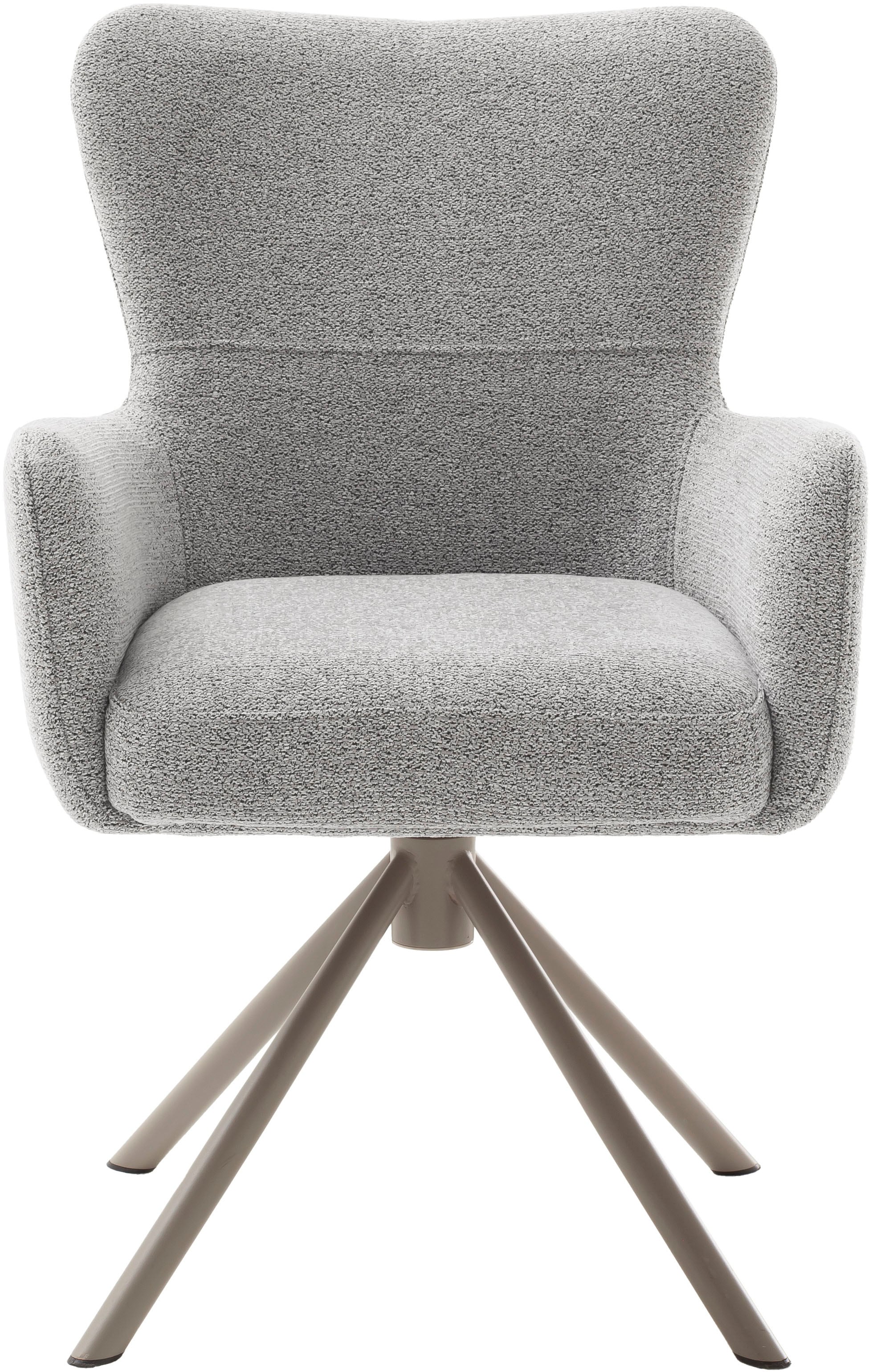MCA furniture 4-Fussstuhl (Set) 2 Stk.Taschenfederkern, 360° drehbar
