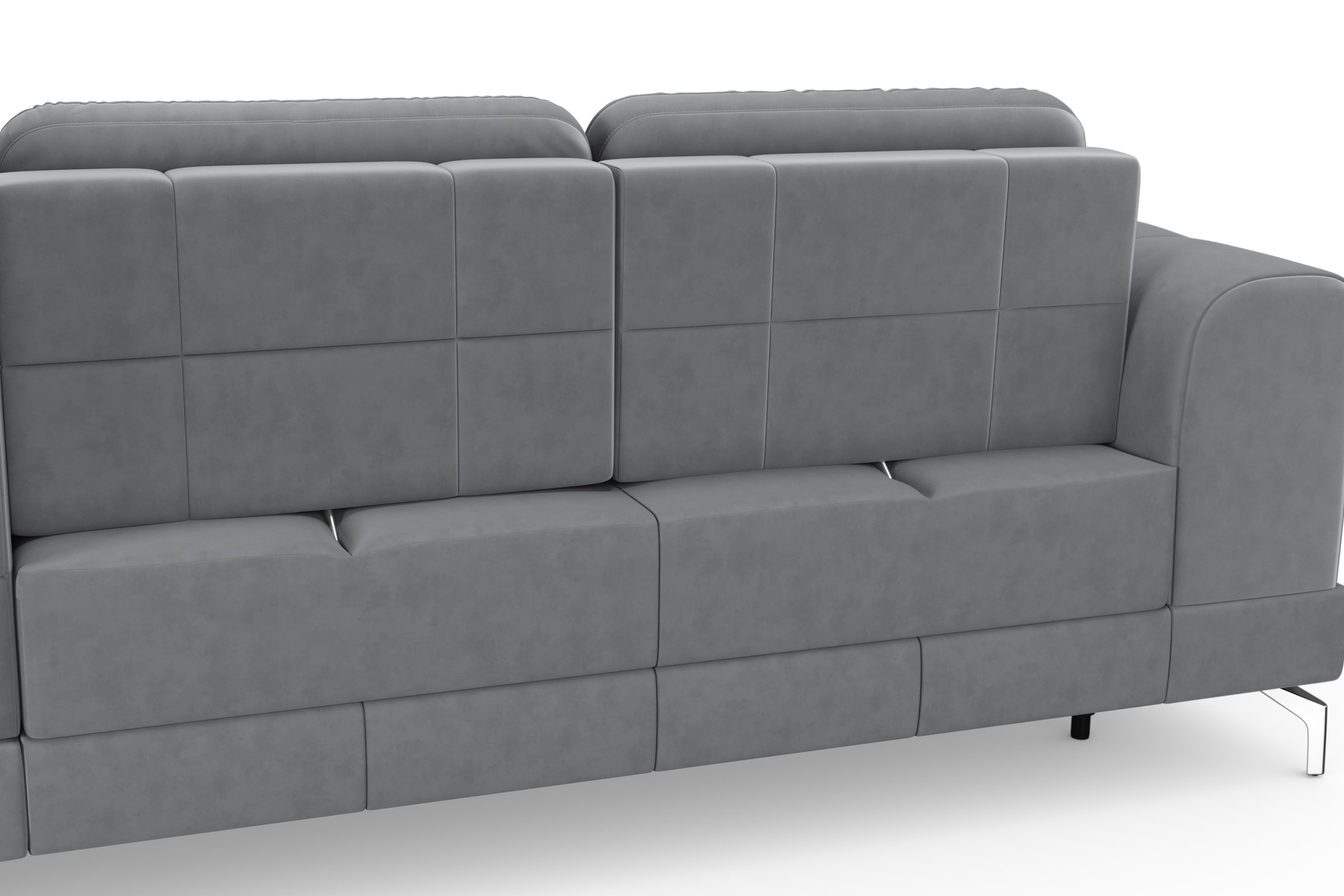 sit&more Ecksofa »Bendigo L-Form« inklusive Sitztiefenverstellung, Bodenfreiheit 12 cm, in 2 Fussfarben