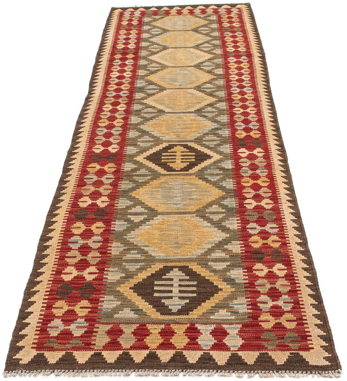 Image of morgenland Läufer »Kelim Maimene Nomadisch 392 x 73 cm«, rechteckig, 0,5 mm Höhe, Wendeteppich bei Ackermann Versand Schweiz