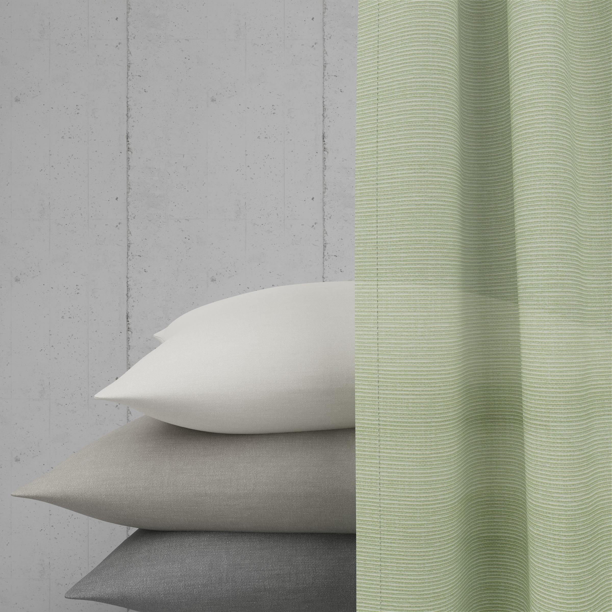 Neutex for you! Rideau »ALLEY« Bande multifonctionnelle 1 cuis tlg. design rayé semi-transparent