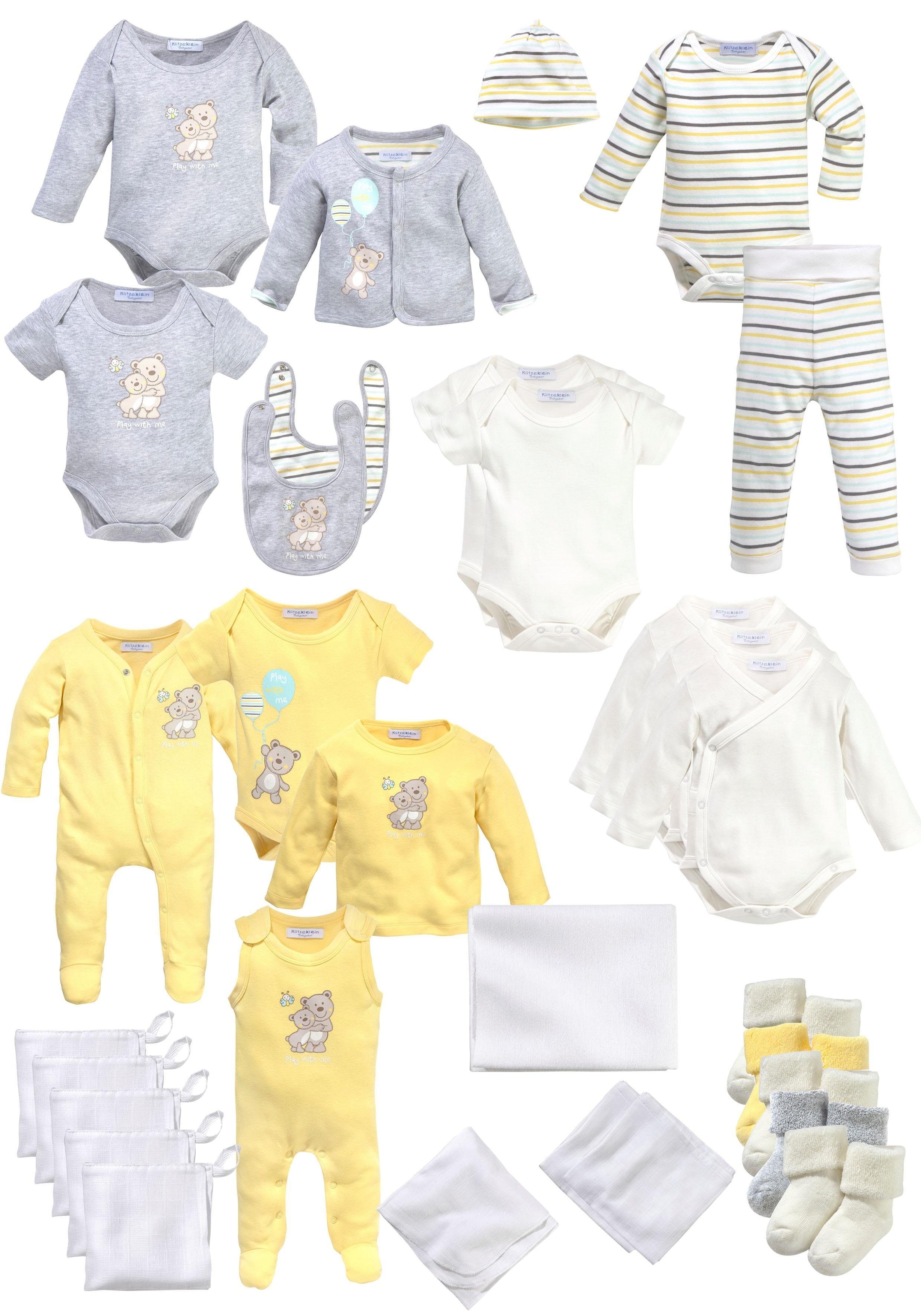 ♕ Klitzeklein Erstausstattungspaket »Baby-Set«, (Set, 30 tlg.), aus  Bio-Baumwolle versandkostenfrei auf