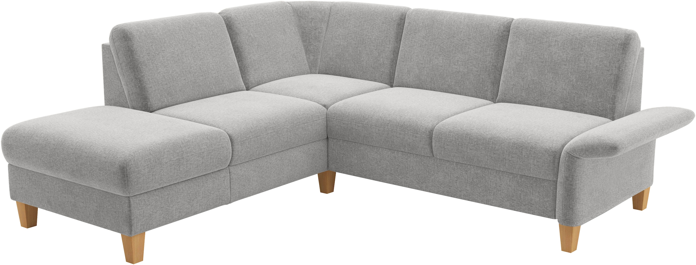 Home affaire Ecksofa »Rochelle, L-Form«, wahlweise mit Armteilverstellung, Bettfunktion und Bettkasten
