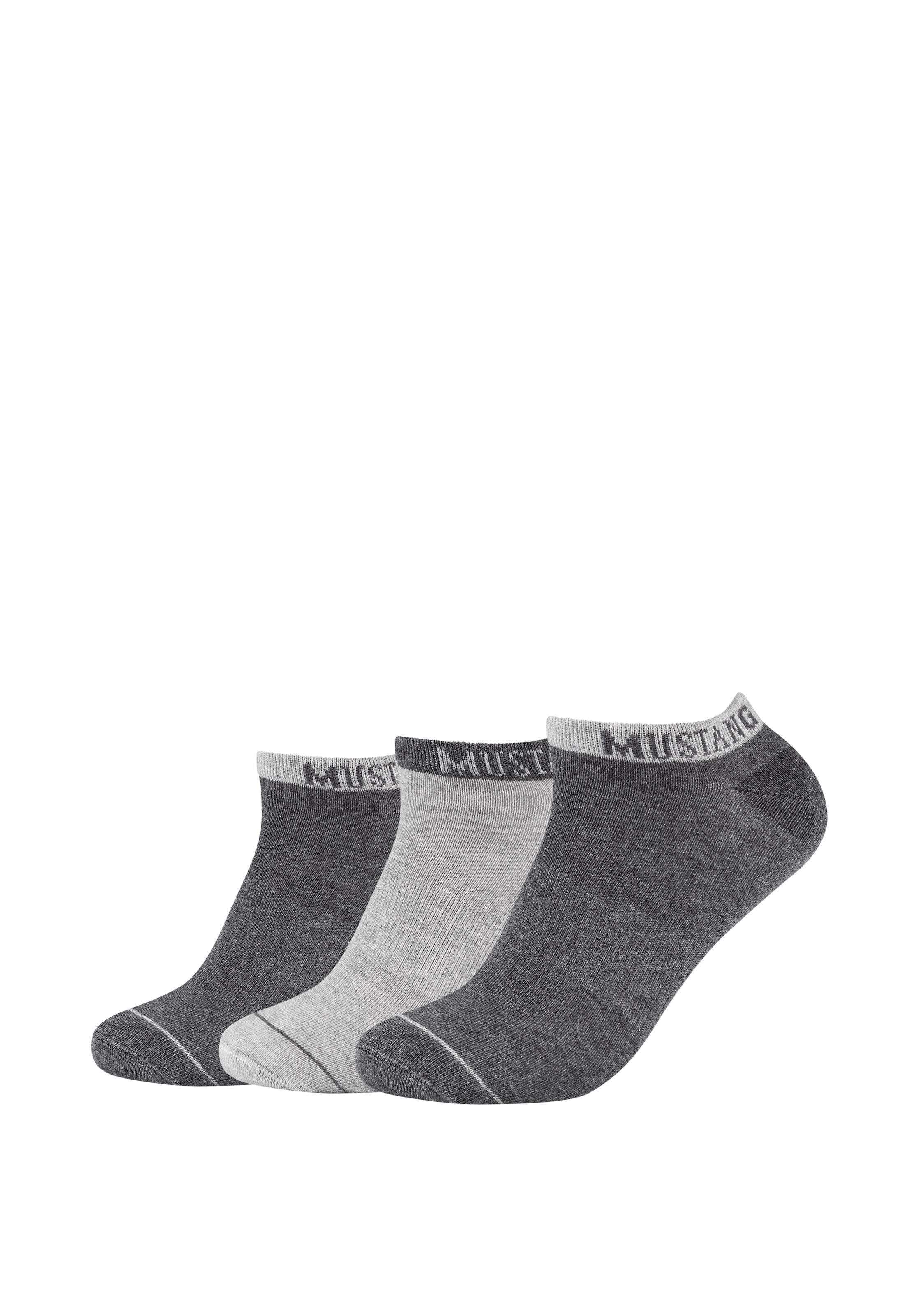 MUSTANG Chaussettes »casual« 6 Couple tlg. mit softem Materialmix
