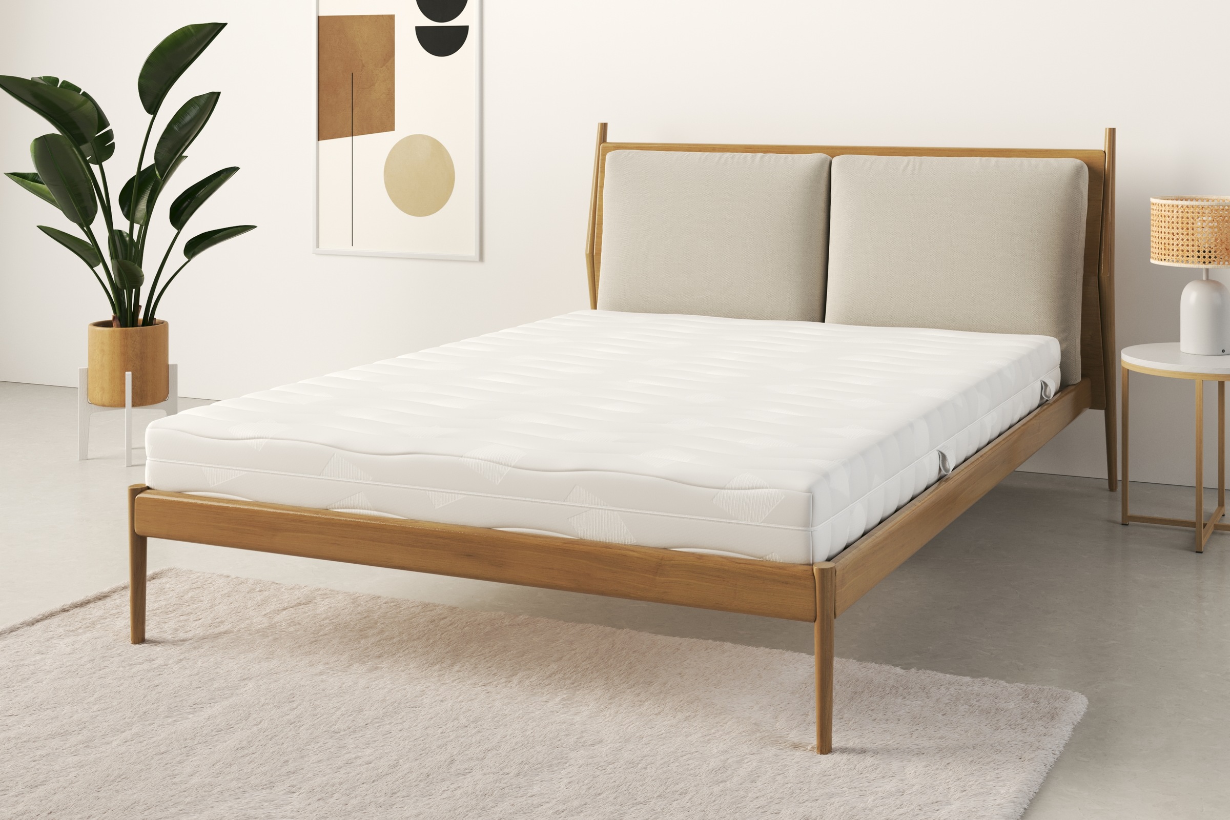OTTO home Komfortschaummatratze "Lasse Essentials, Matratze 90x200, 140x200 cm & weitere Größen" 16 cm hoch Raumgewicht: 28 kg/m³ 1 Stk. tlg. 7 Zonen Matratze, ergonomisch, atmungsaktiv