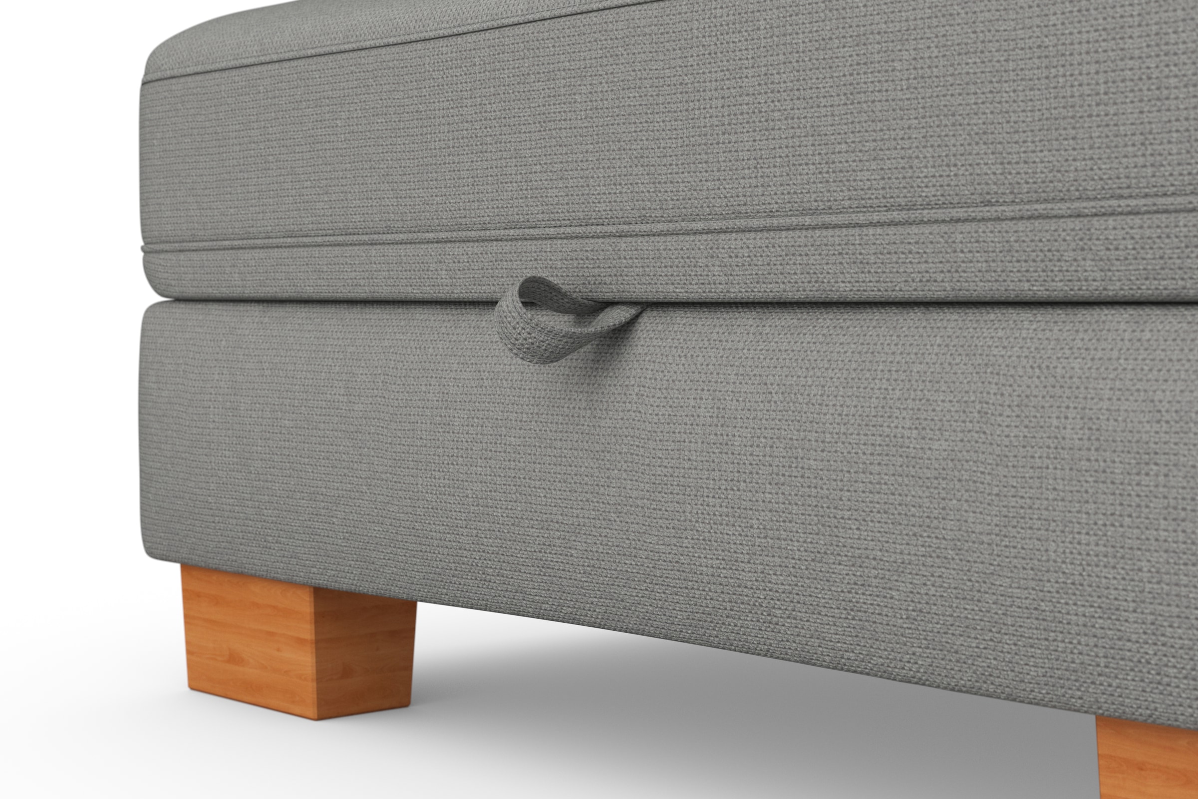 sit&more Wohnlandschaft »Dundee U-Form«, mit Federkern und Massivholzfüssen, wahlweise mit Kopfteilverstellung