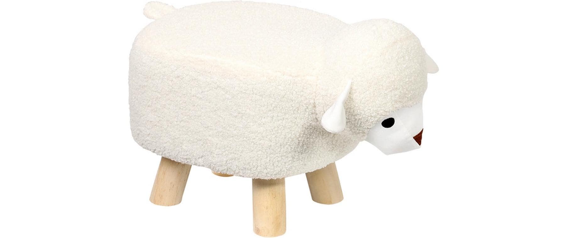 KESPER® Kinderhocker »Schaf gepolstert mit Holzbeinen«