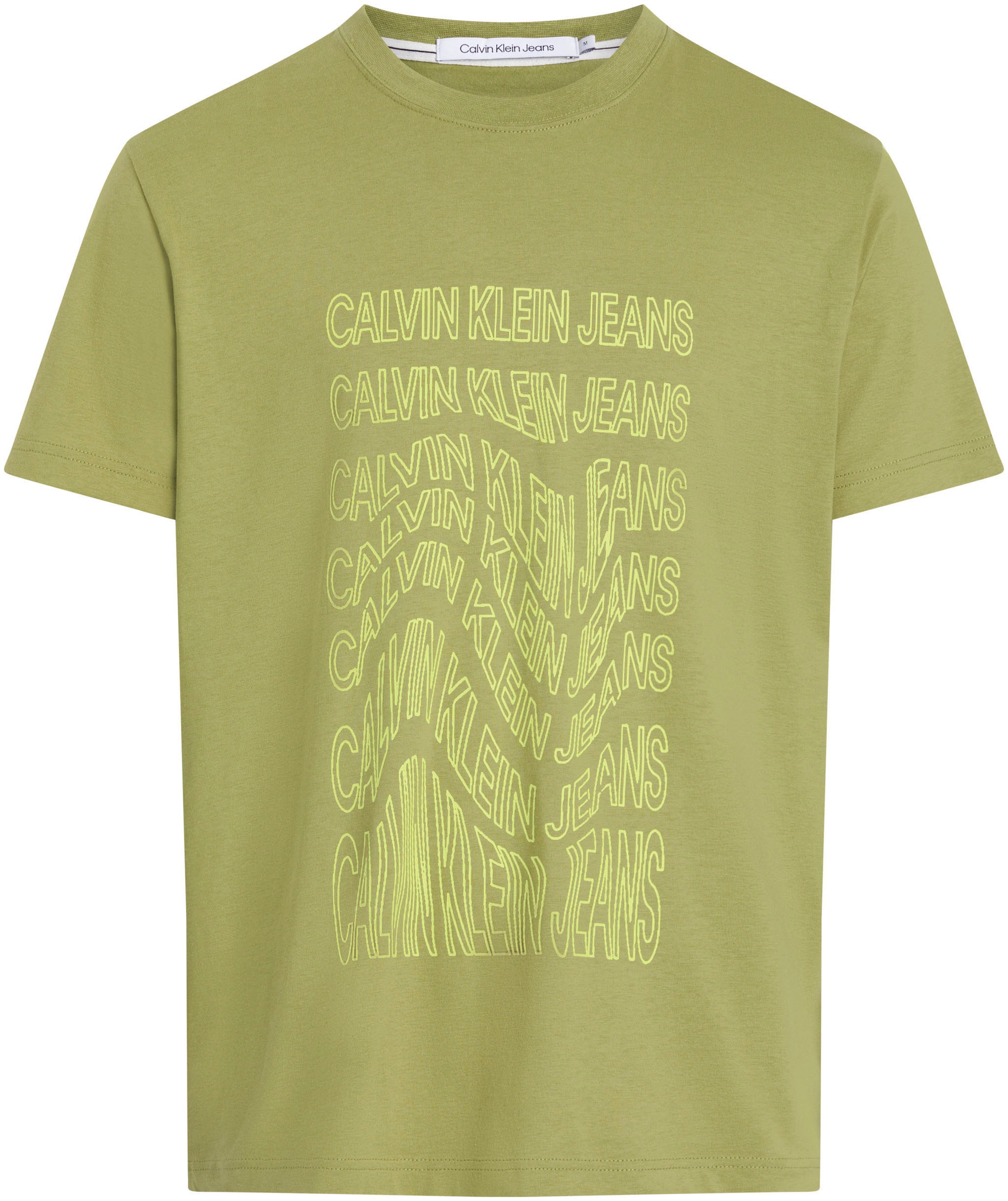 Calvin Klein Jeans T-Shirt »INSTITUTIONAL WARP TEE«, mit Logodruck
