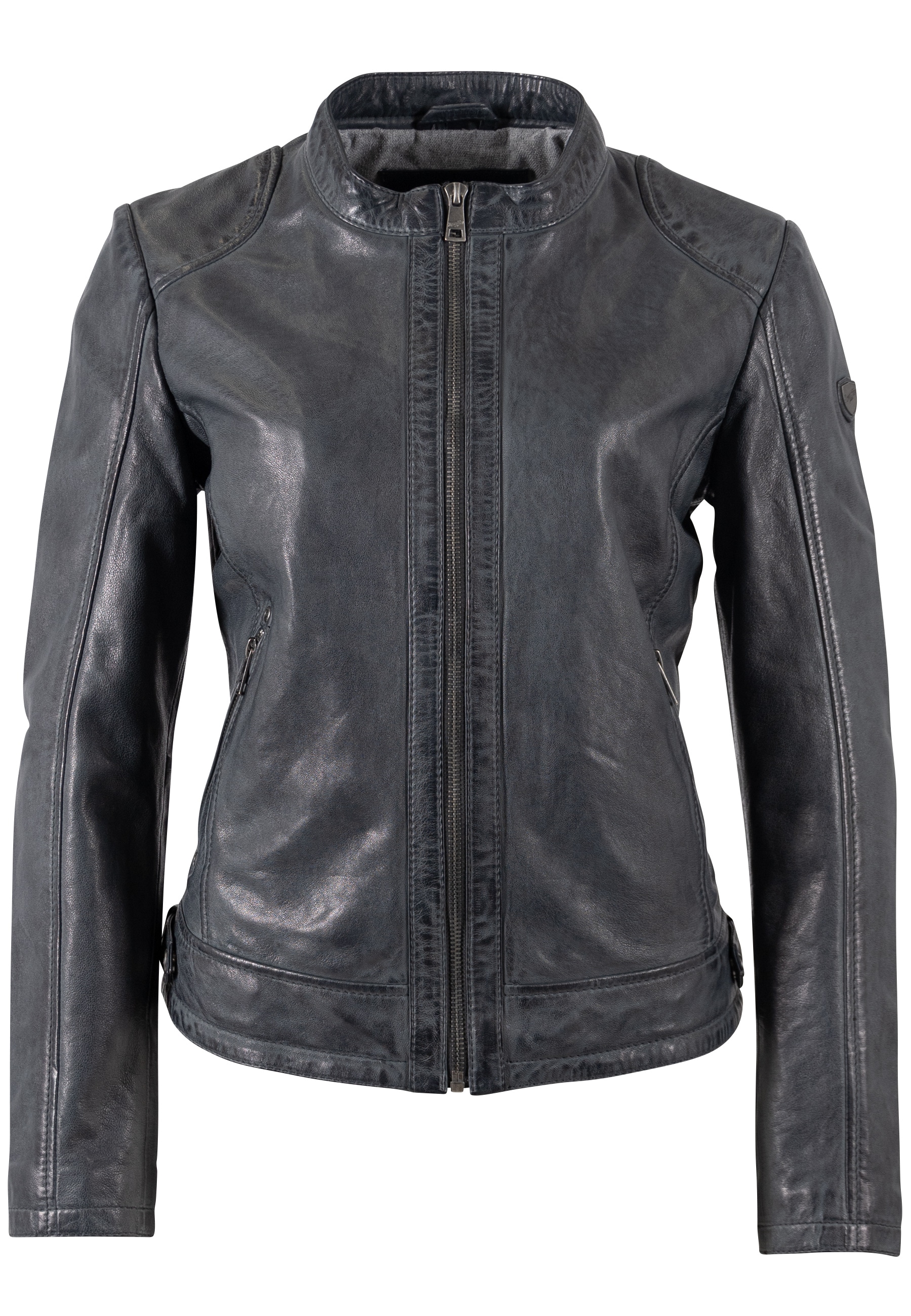 Mauritius Veste en cuir »MWYouvie« mit Stehkragen