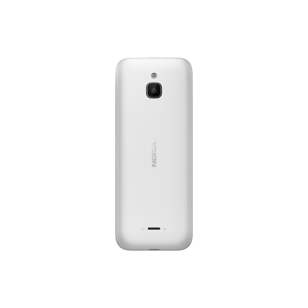 Nokia Smartphone »6300 4G Powder White«, weiss, 6,1 cm/2,4 Zoll, 4 GB Speicherplatz