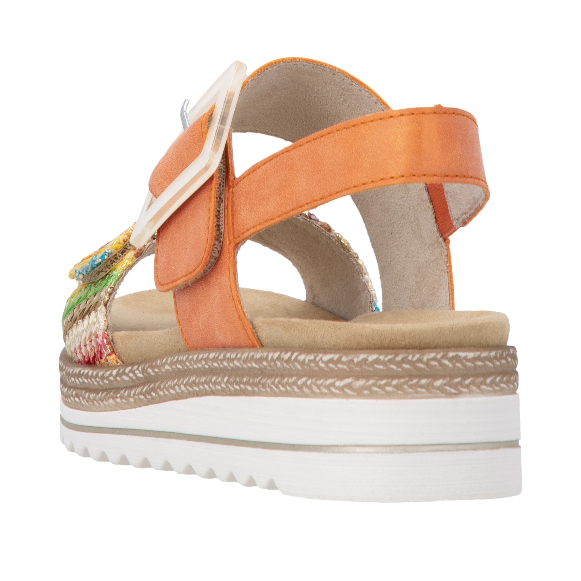 Remonte Sandale à plateforme  Sandalette, chaussure d'été, talon compensé, avec équipement Lite´n Soft