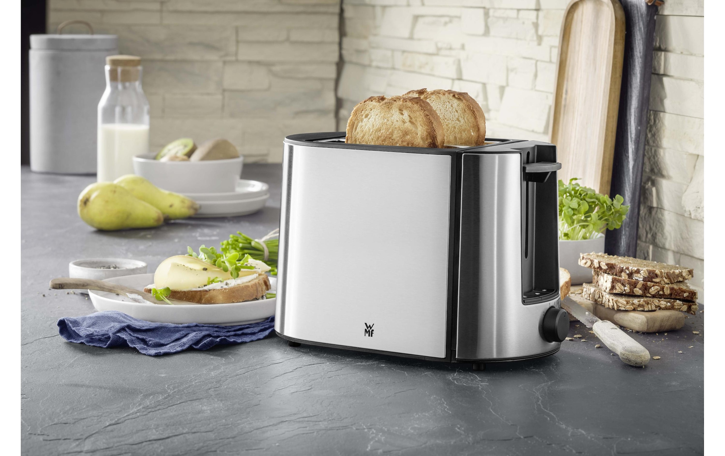 WMF Toaster »Bueno Pro silberfarben«, 870 W