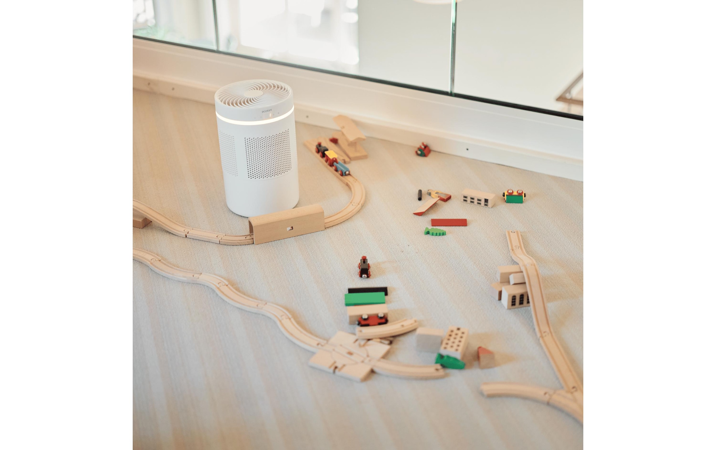   Luftbefeuchter »Ecofort ecoQ HumidAir E300« 4 l Wassertank Gegen trockene Luft: Hygienischer Luftbefeuchter mit waschbarem Filter