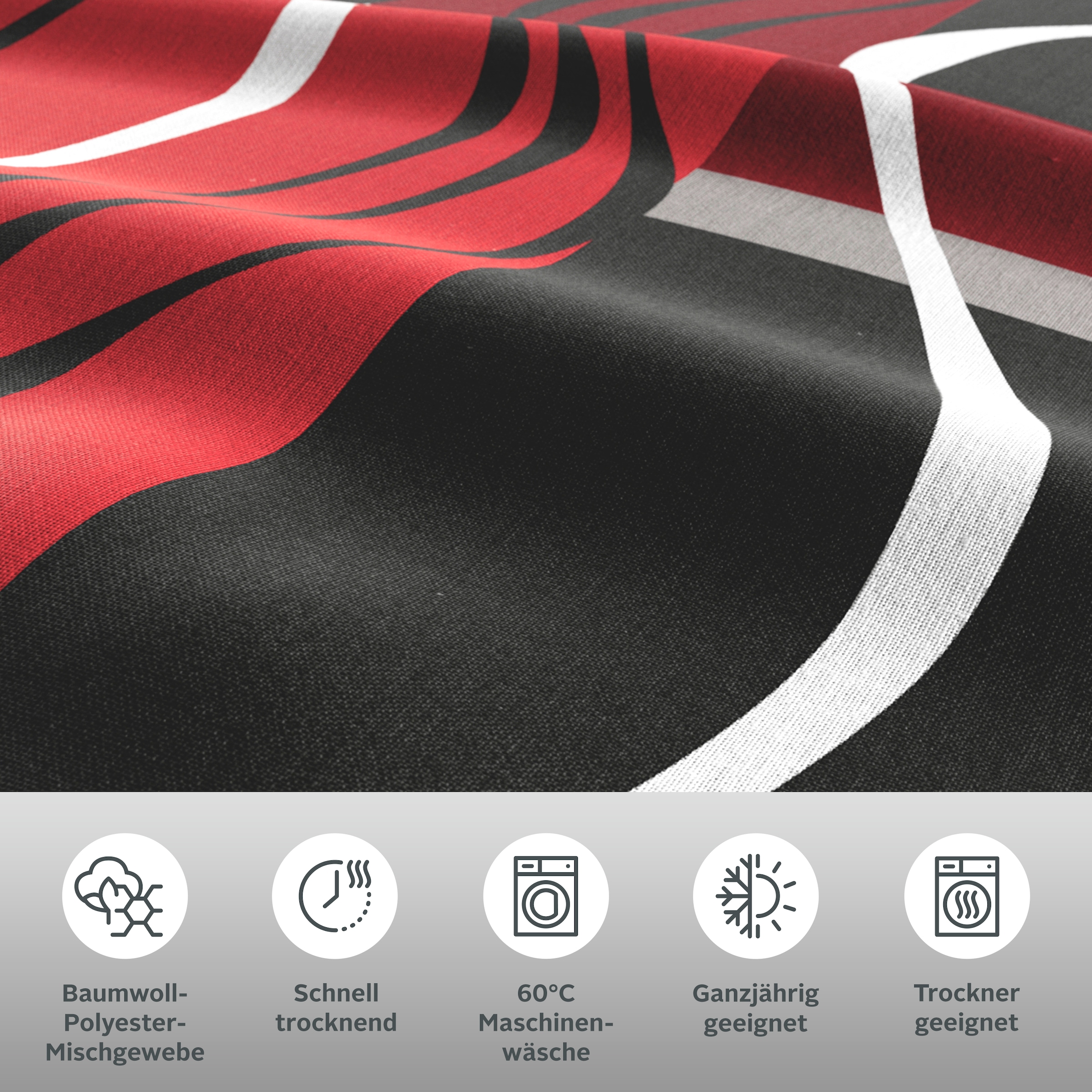 my home Linge de lit »Kelian« 2 tlg. in verschiedenen Qualitäten, gemusterte Bettwäsche