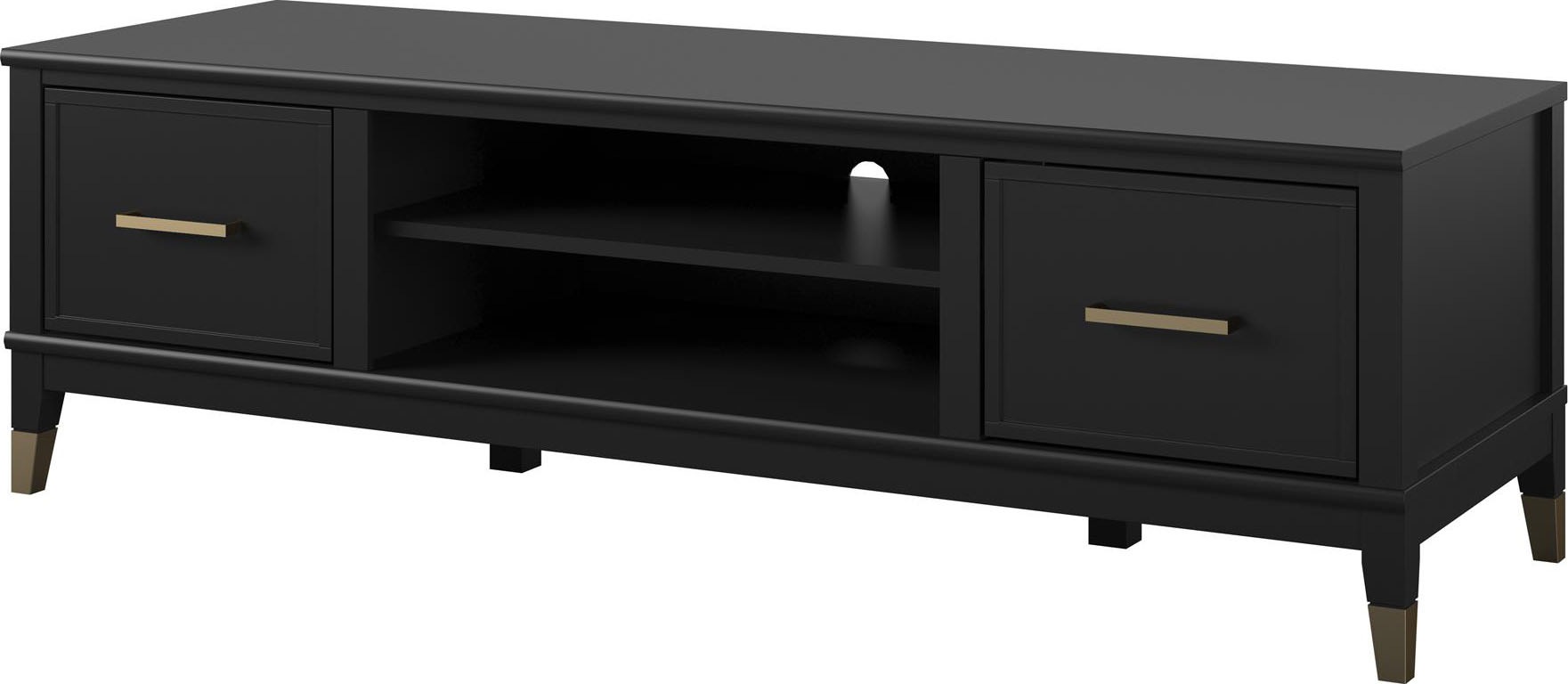 CosmoLiving by Cosmopolitan Lowboard »Westerleigh« Kommode mit 3 x Kabeldurchführungen, MDF, Breite 152 cm