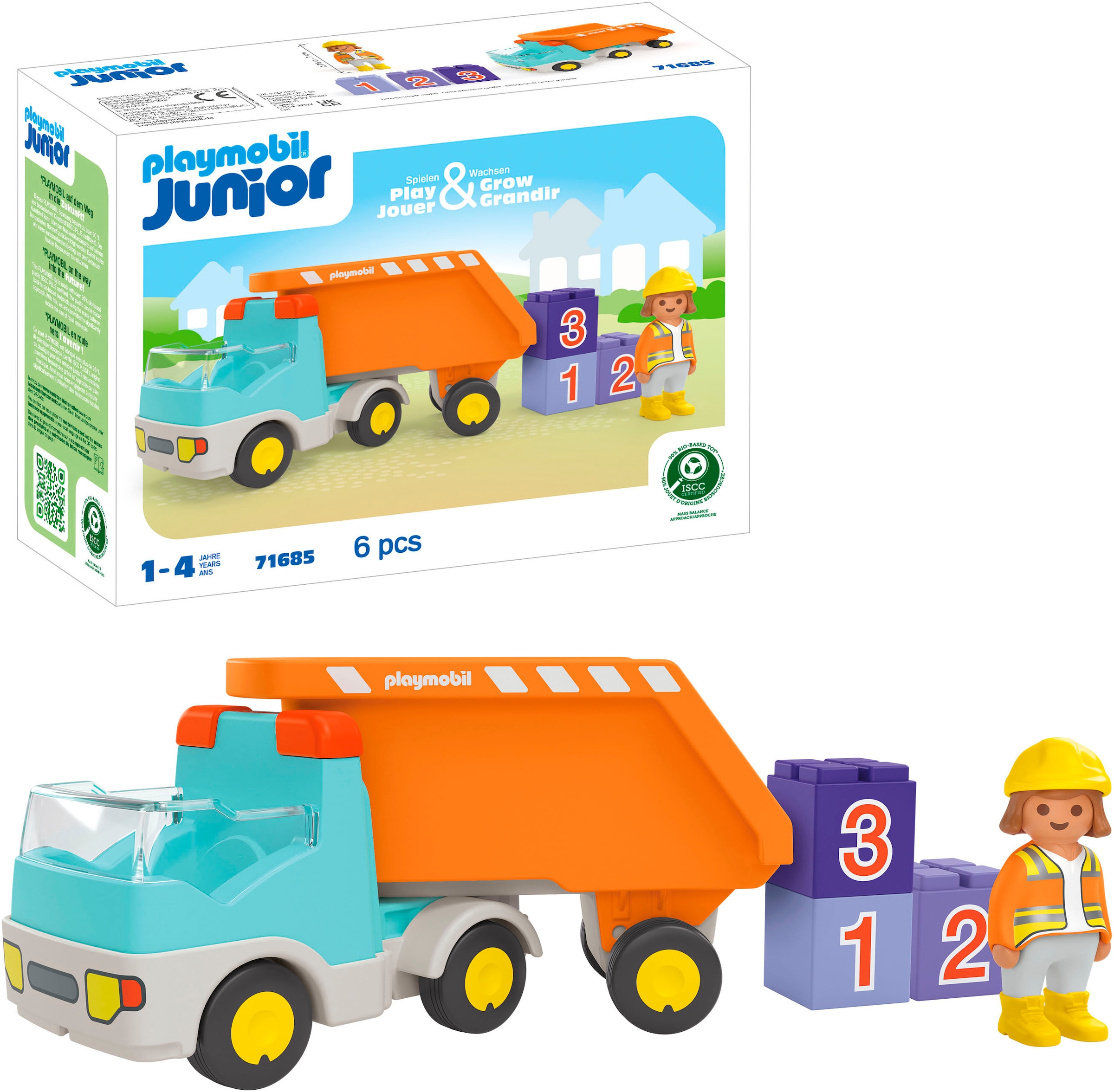 Playmobil® Jeu de construction »Kipplaster (71685), JUNIOR« Made in Europe