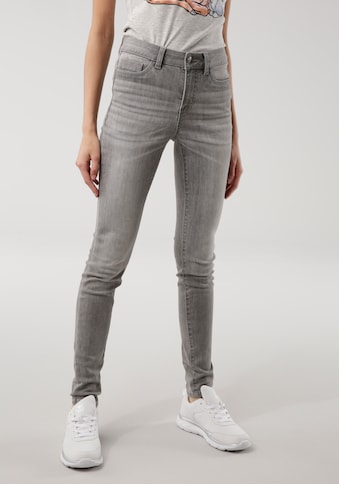 KangaROOS 5-Pocket-Jeans »SUPER SKINNY HIGH RISE«, mit used-Effekt - NEUE KOLLEKTION kaufen