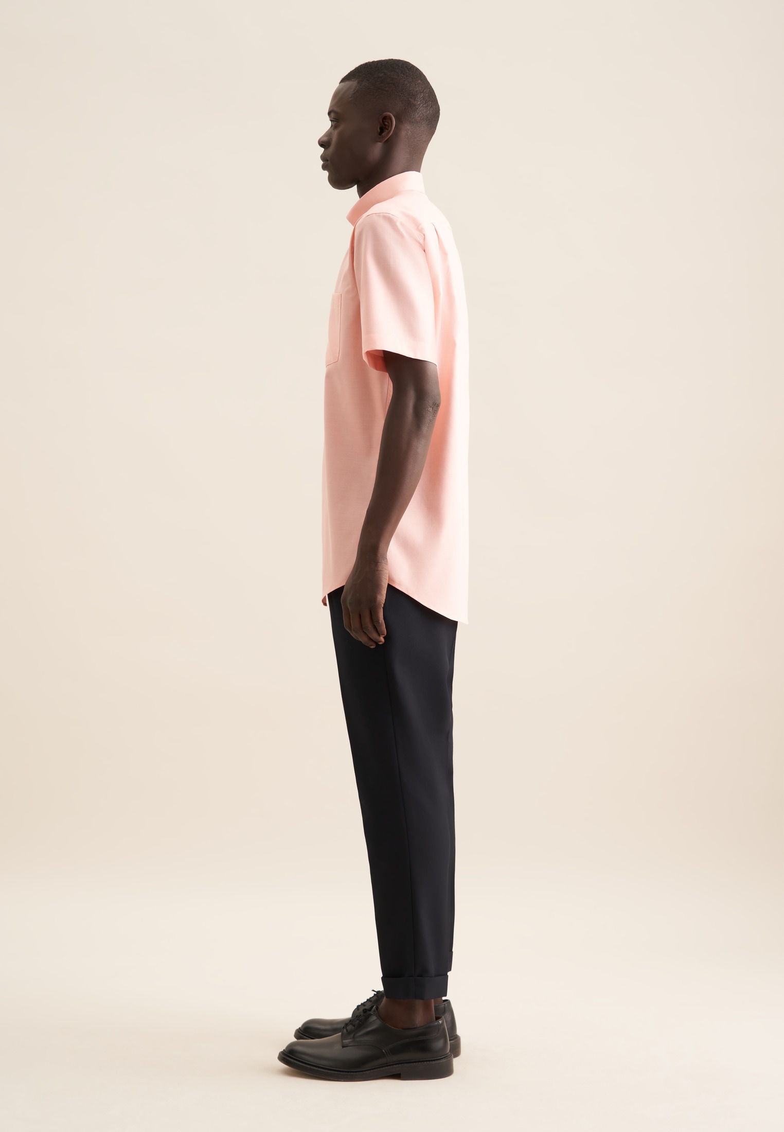 seidensticker Businesshemd »Regular« Regular 1/2 Button-Down-Kragen Struktur