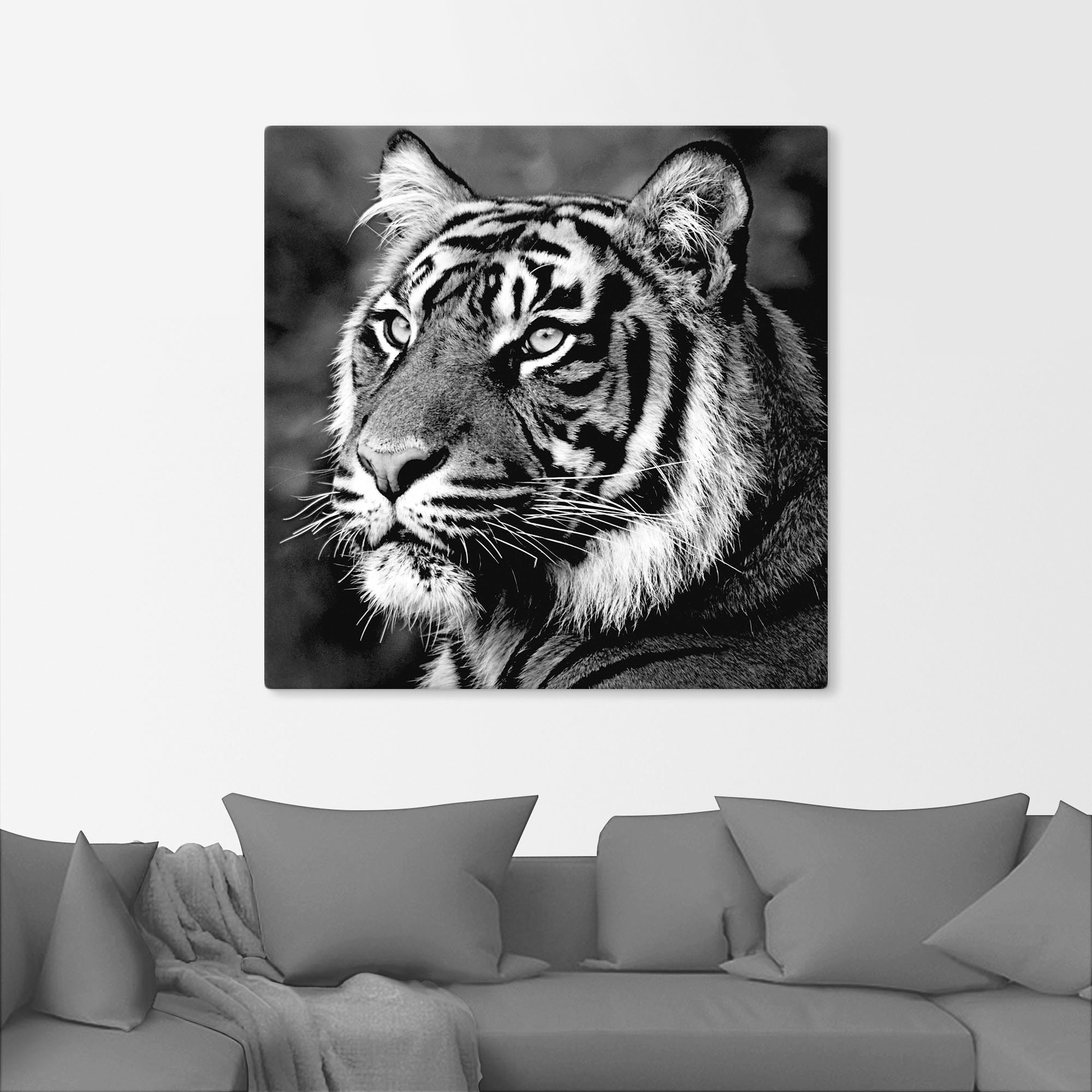 Artland Tableau sur toile »Tiger« Animaux sauvages 1 cuis tlg. tendu sur cadre en bois