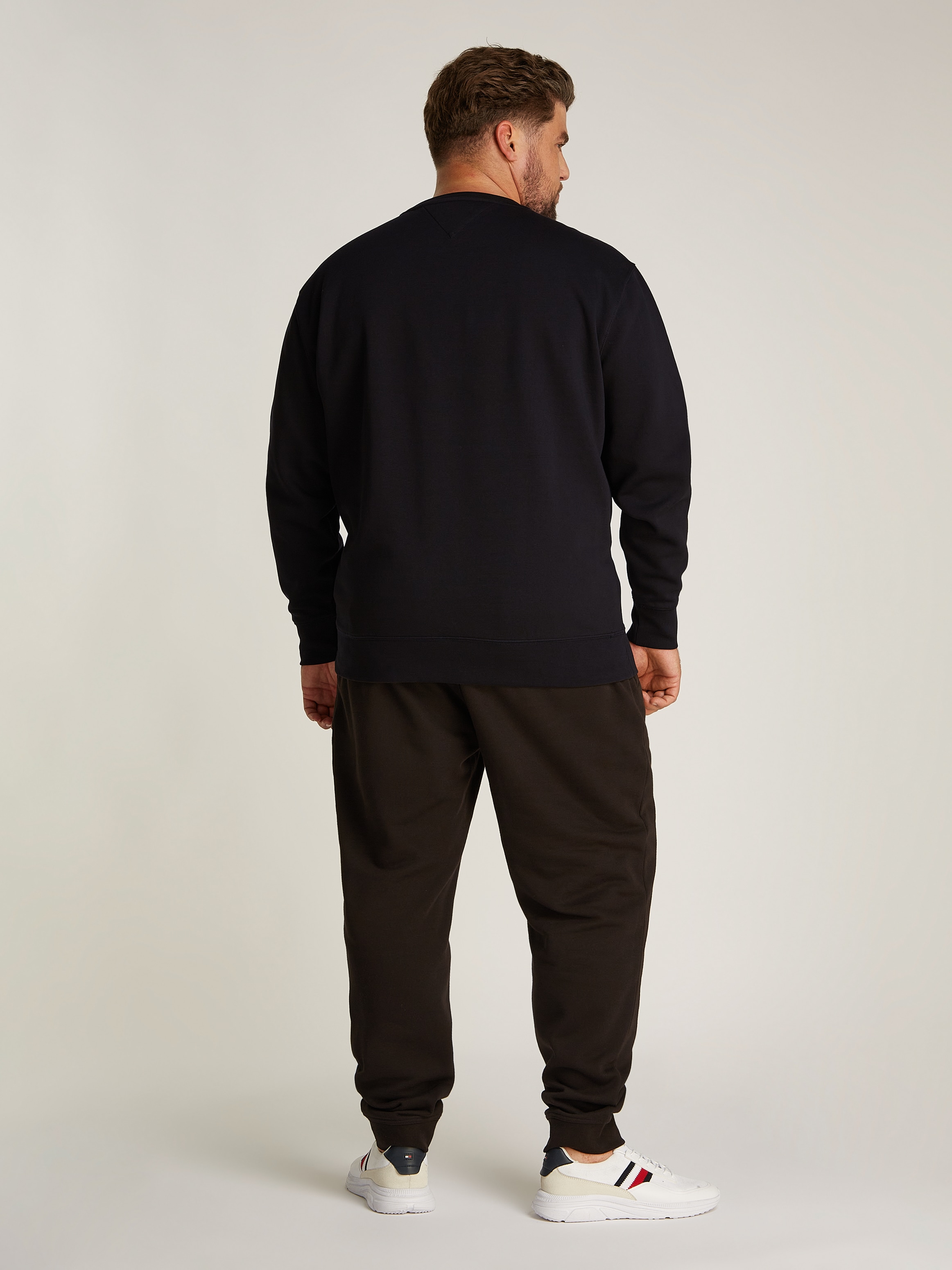 Tommy Hilfiger Big & Tall Sweatshirt »BT-TOMMY LOGO SWEATSHIRT-B«, in Grossen Grössen, mit Logodruck