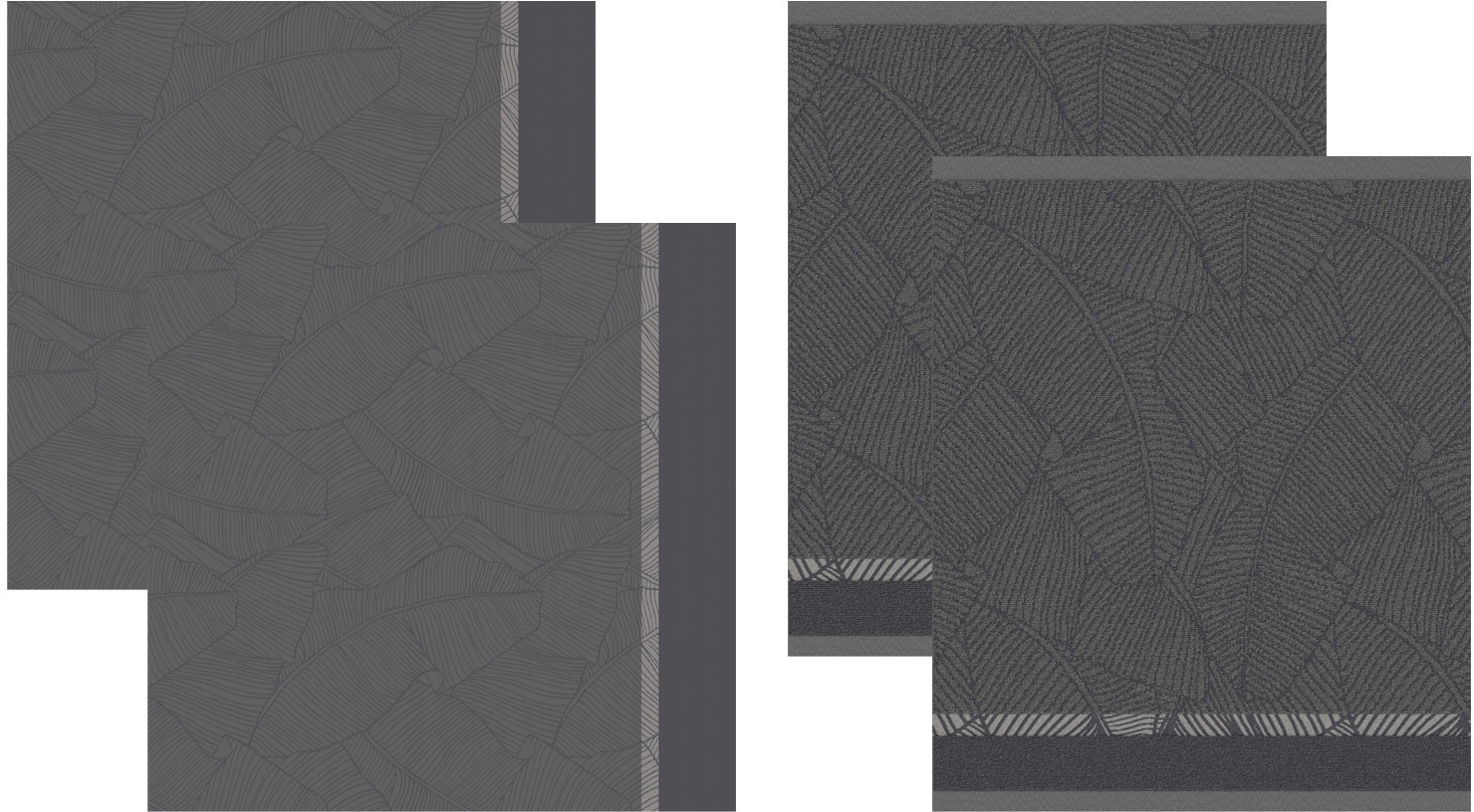 Image of DDDDD Geschirrtuch »Barrier«, (Set, 4 tlg., Kombi-Set: bestehend aus 2x Küchentuch + 2x Geschirrtuch) bei Ackermann Versand Schweiz