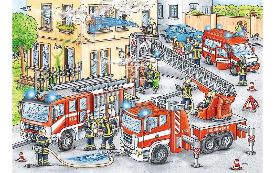 Ravensburger Puzzle »Helden im Einsatz«, (24 tlg.)