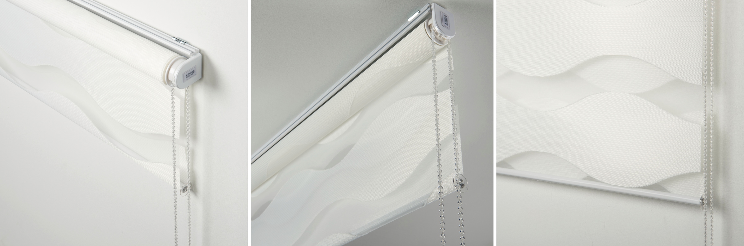 SCHÖNER WOHNEN-Kollektion Store double »Tilda« Transparent protection visuelle Avec perçage / sans perçage suspendu librement à pince, technique de store argentée ou blanche