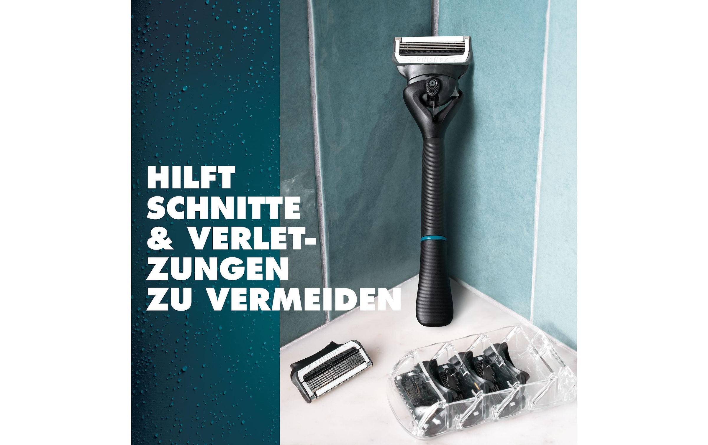 Gillette Körperrasierer »Intimate + 2 Klingen mit Halterung«
