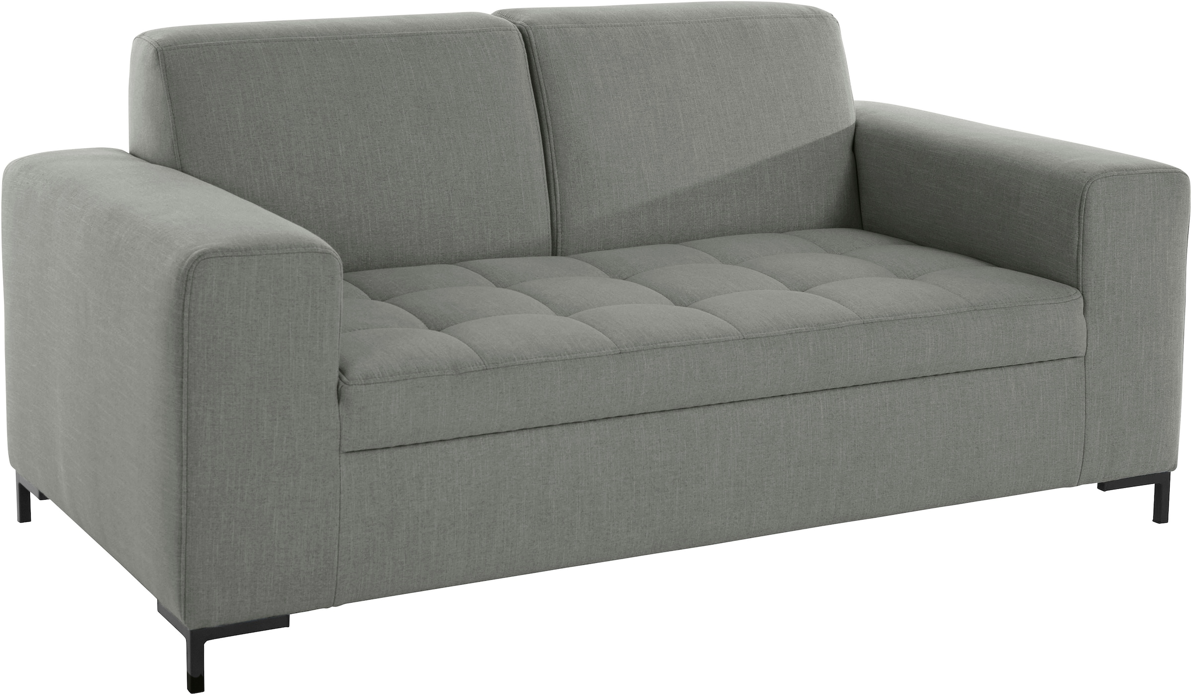 GOODproduct 2-Sitzer »Grazzo«, hochwertige Stoffe aus recyceltem Material, Steppung im Sitzbereich
