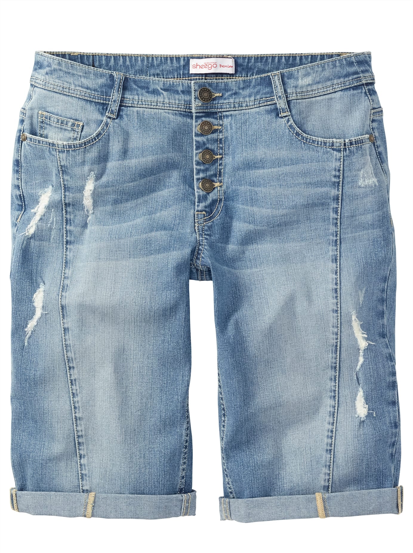 Sheego Jeansbermudas, (1 tlg.)