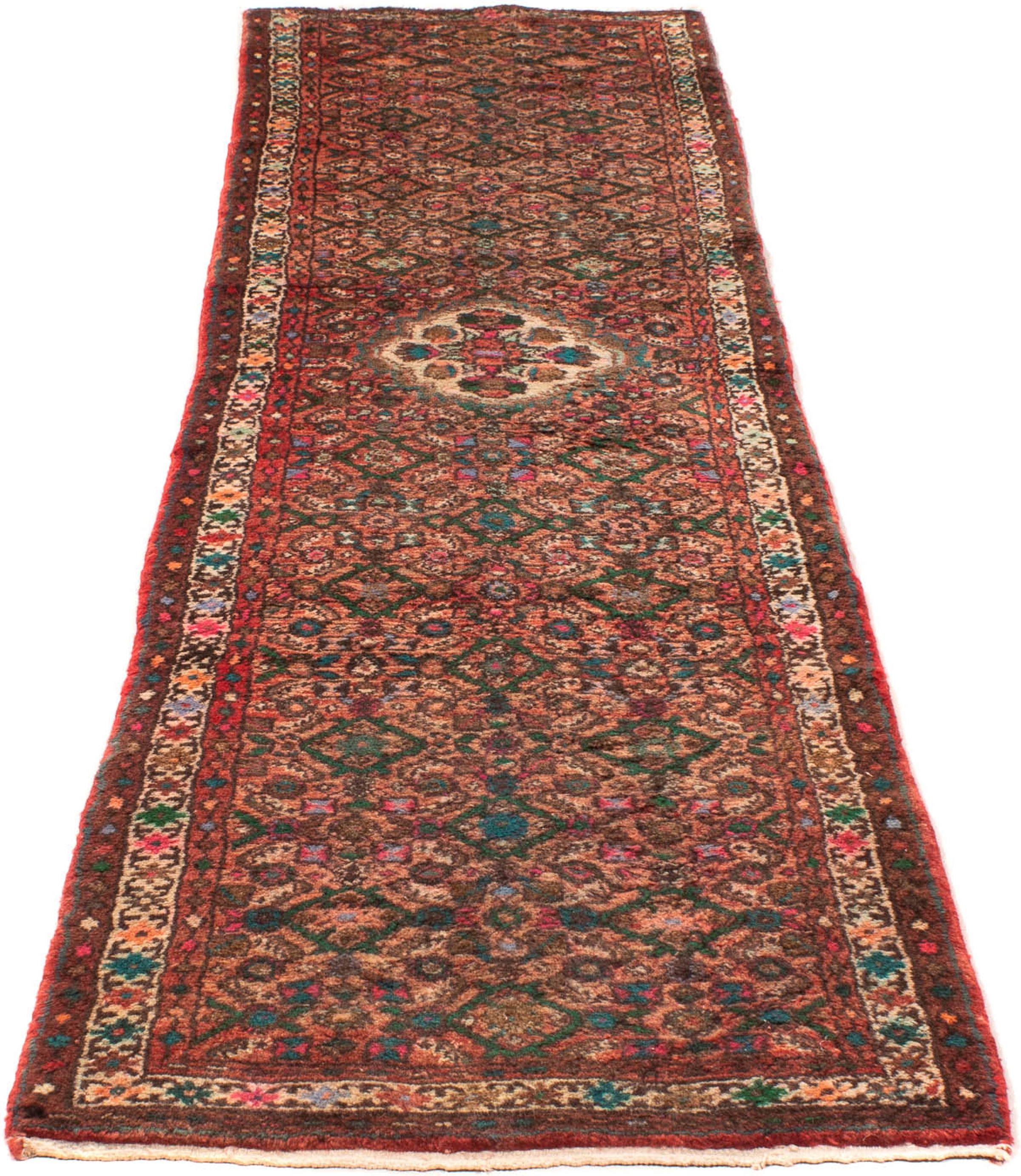 Image of morgenland Orientteppich »Perser - Nomadic - 288 x 72 cm - hellrot«, rechteckig, 10 mm Höhe, Wohnzimmer, Handgeknüpft, Einzelstück mit Zertifikat bei Ackermann Versand Schweiz