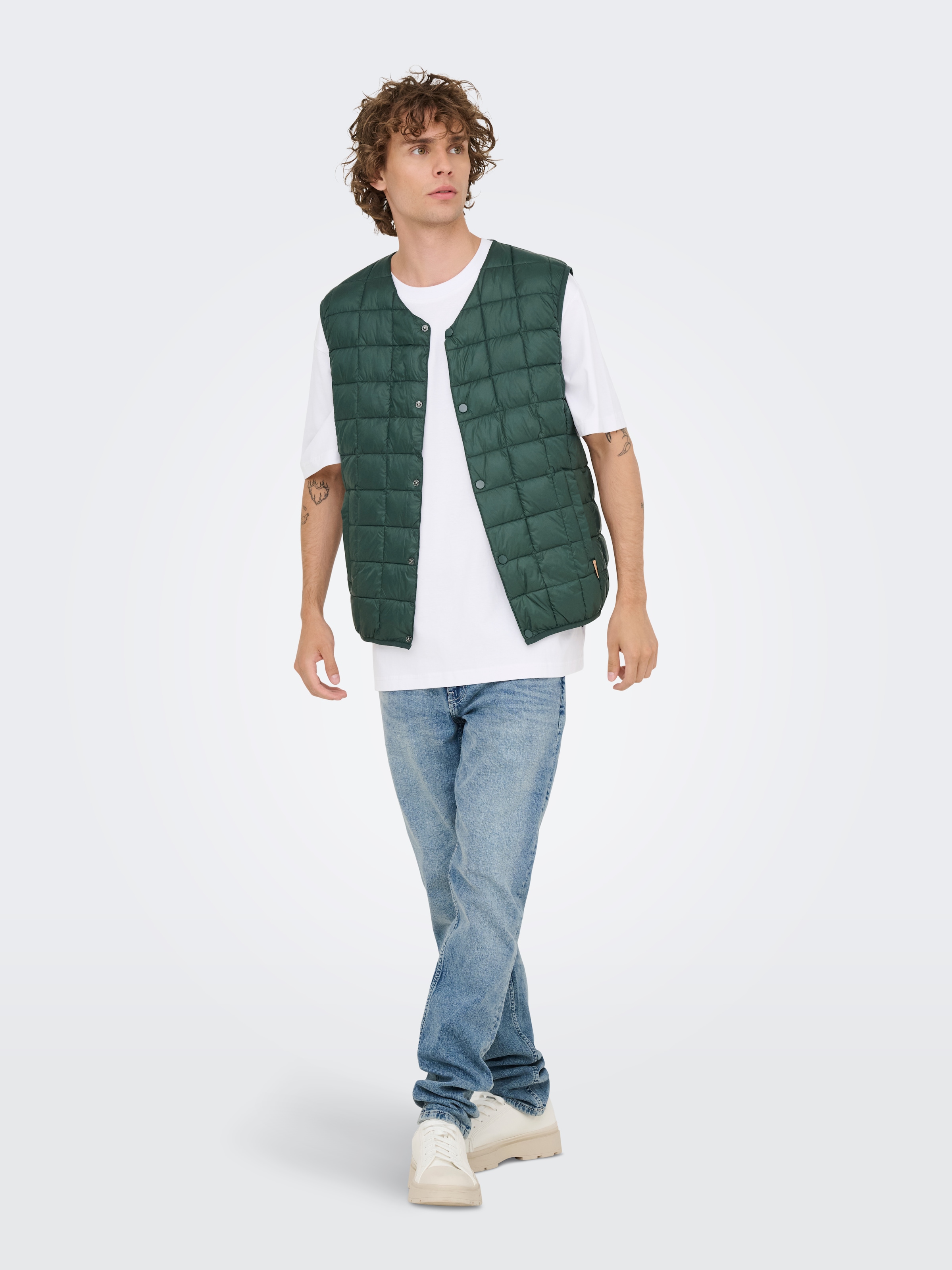 ONLY & SONS T-shirt »ONSNATHAN RLX SS TEE NOOS« Baumwolle, relaxed fit