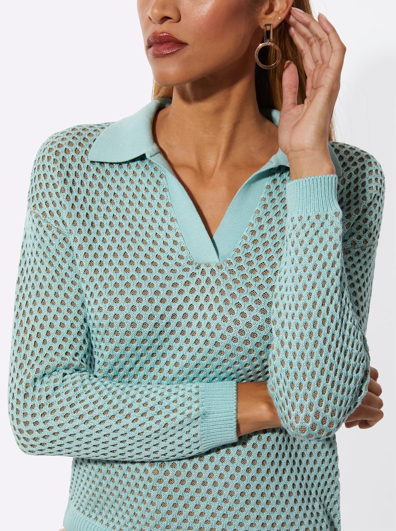 creation L Pull en tricot »Ajour-Pullover«