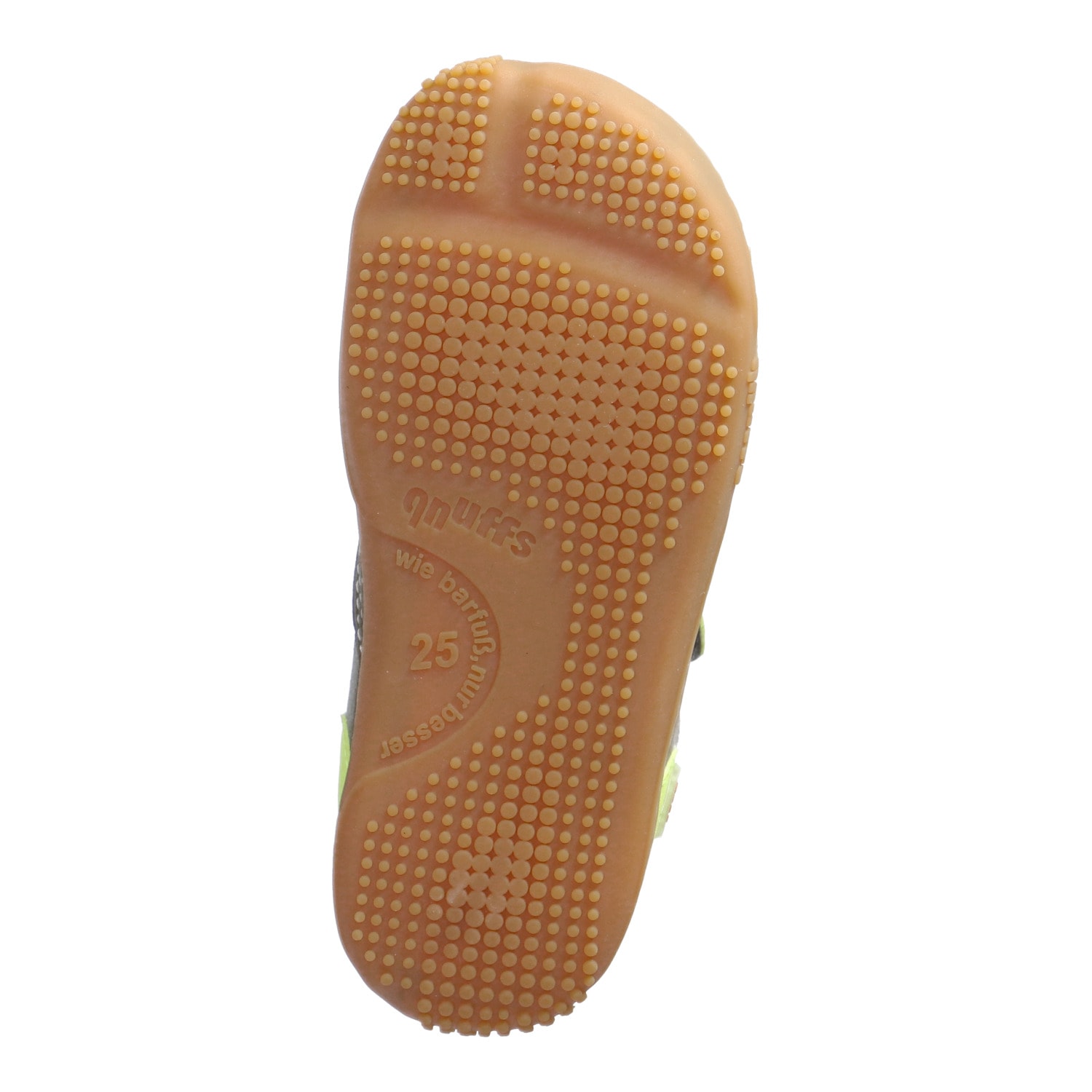 qnuffs Chaussures pieds nus »Lerche«  Sneaker, chaussure basse, sneaker avec étiquette nom au talon
