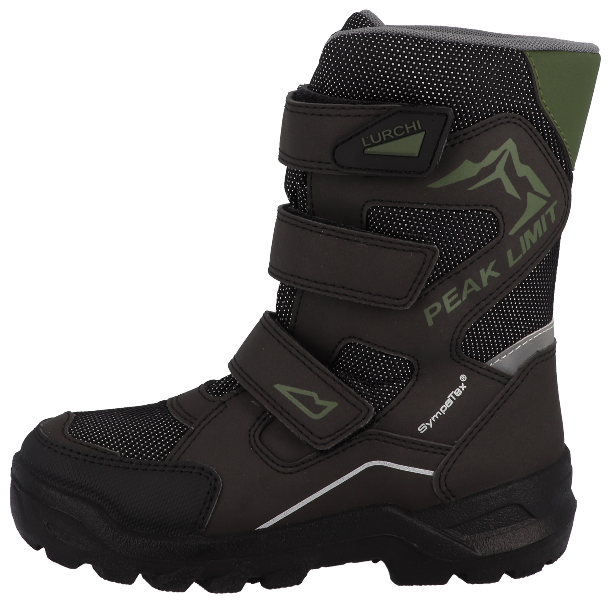 Lurchi Bottes à scratch »Kimit-SYMPATEX«  Outdoorboots mit Kontrastbesätzen, Grössenschablone zum Download