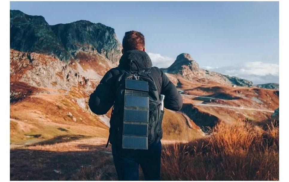   Banque d'énergie »SunSlice Electron 8W Sol – 10000 mAh«