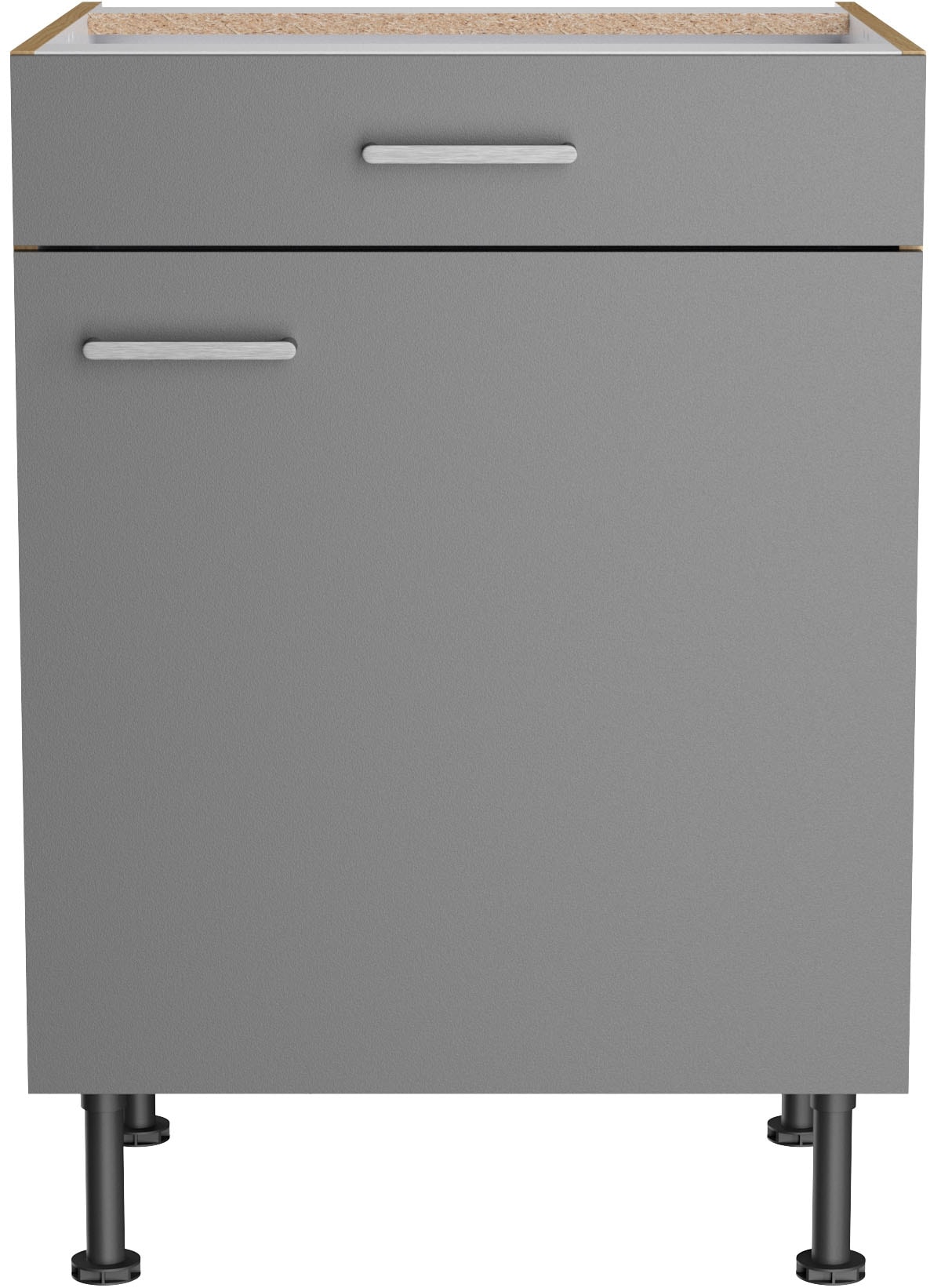 KOCHSTATION Armoire basse »KS-Lucy« Breite 60 cm, höhenverstellbare Füsse, Soft-Close