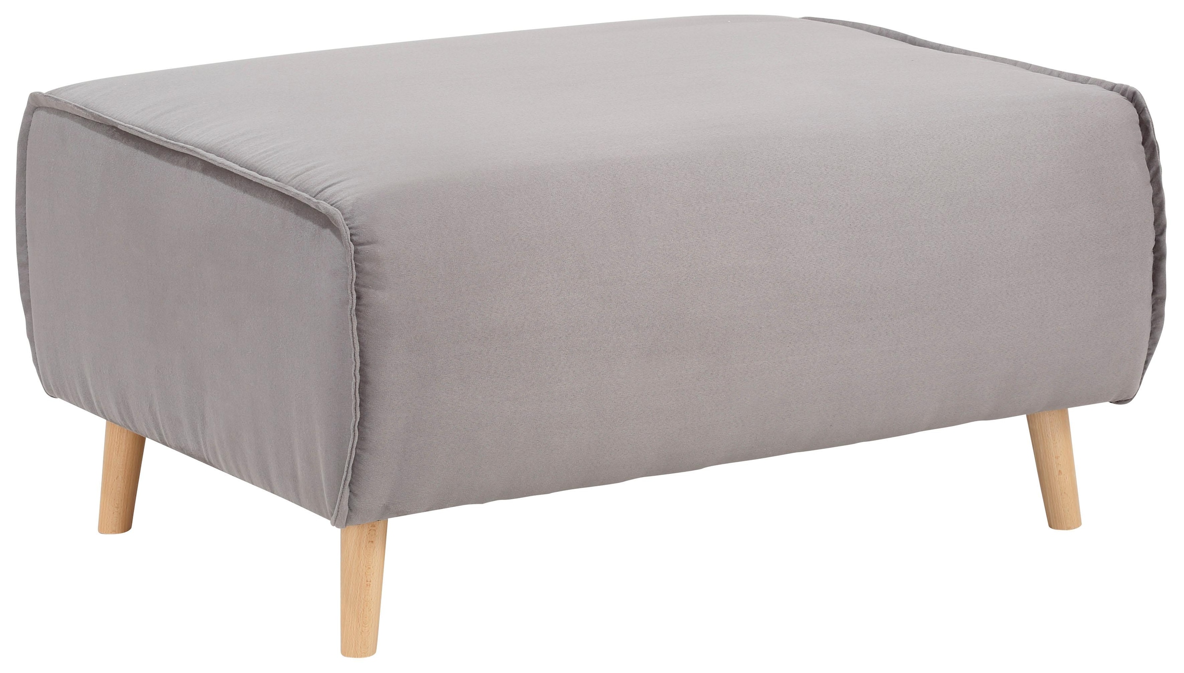 Home affaire Hocker »Julia«, mit Keder und Holzfüssen