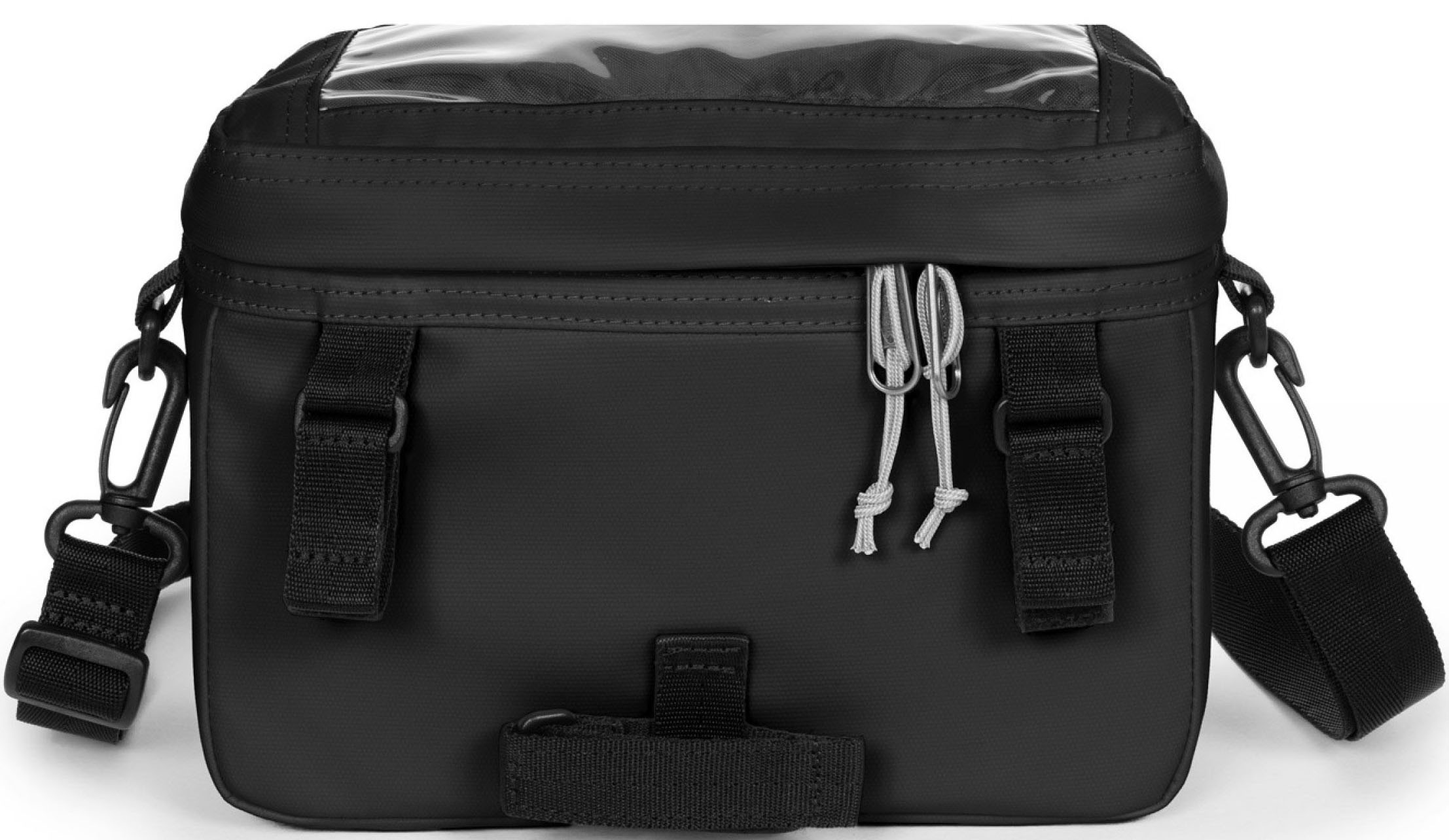 Image of Eastpak Fahrradtasche »AMAN BIKE, tarp black«, mit Touchscreen-kompatibler, durchsichtiger Tasche oben bei Ackermann Versand Schweiz