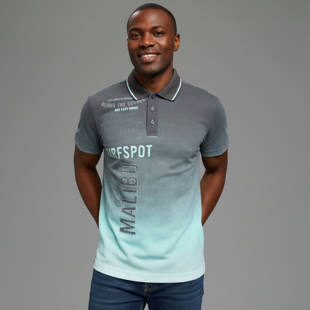 Image of KangaROOS Poloshirt schmale Passform, Halbarm, Casual Stil
