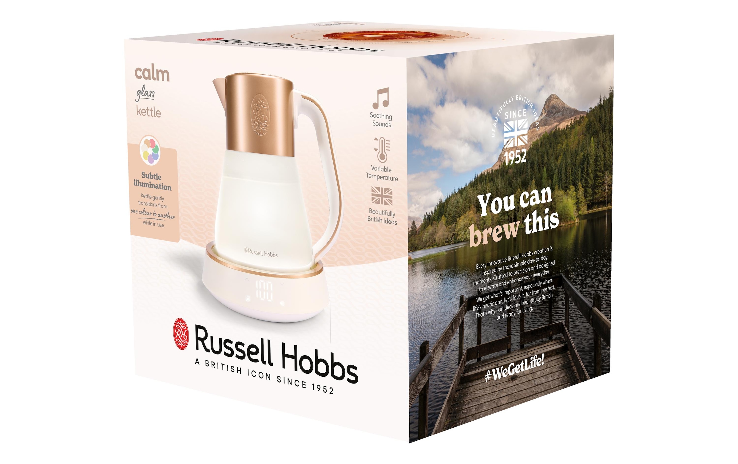 RUSSELL HOBBS Wasserkocher »Calm 1,7 l«, 2400 W