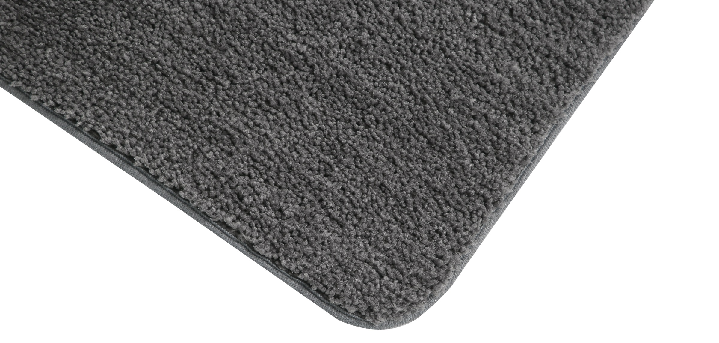 my home Badematte »Regona, Badteppich, Badvorleger, Badezimmer Teppich«, rutschhemmend beschichtet, fussbodenheizungsgeeignet-schnell trocknend-strapazierfähig, Uni Farben, besonders weich, als rechteckig und halbrund erhältlich