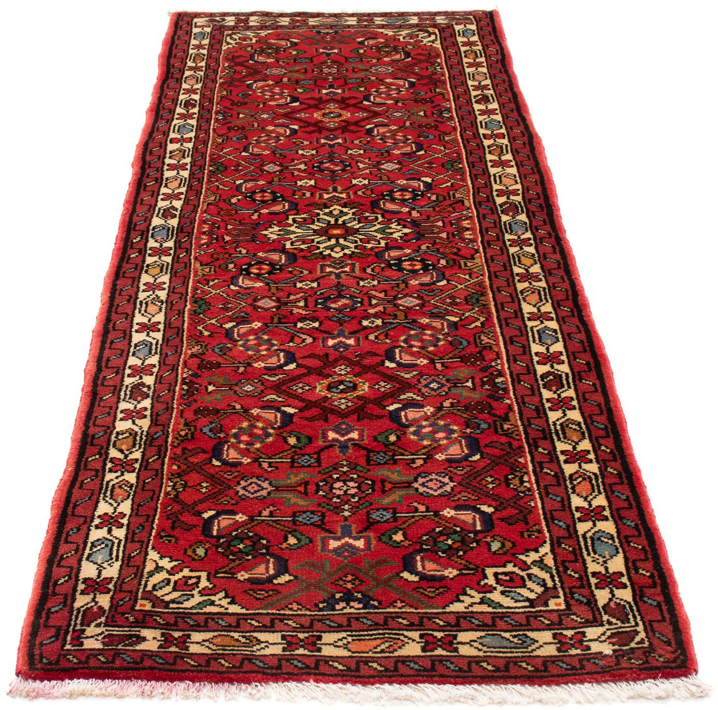 Image of morgenland Orientteppich »Perser - Nomadic - 202 x 75 cm - dunkelrot«, rechteckig, 10 mm Höhe, Wohnzimmer, Handgeknüpft, Einzelstück mit Zertifikat bei Ackermann Versand Schweiz