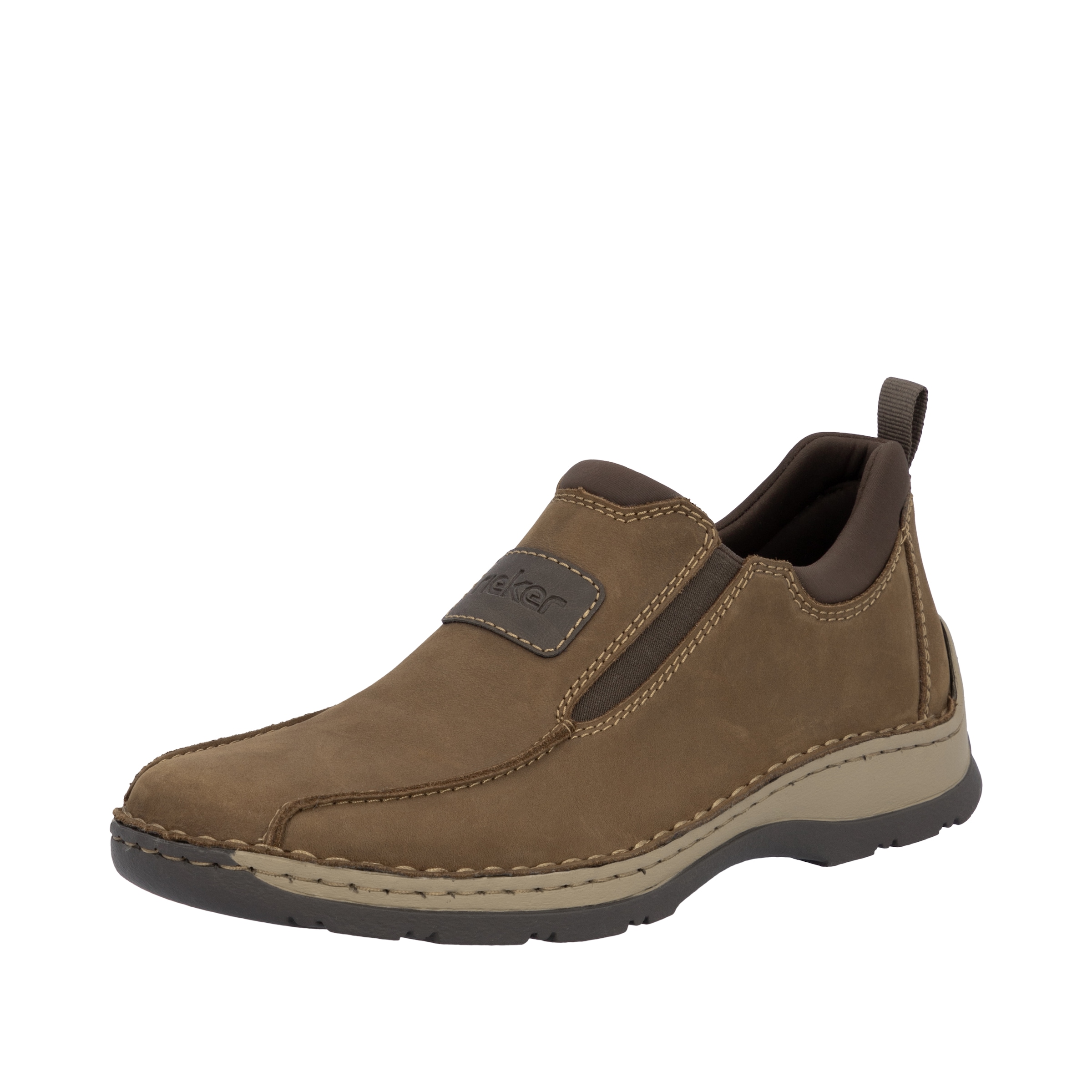 Rieker Baskets slip-on  mocassin, chaussure à enfiler, chaussure basse, chaussure de loisirs avec empiècements stretch