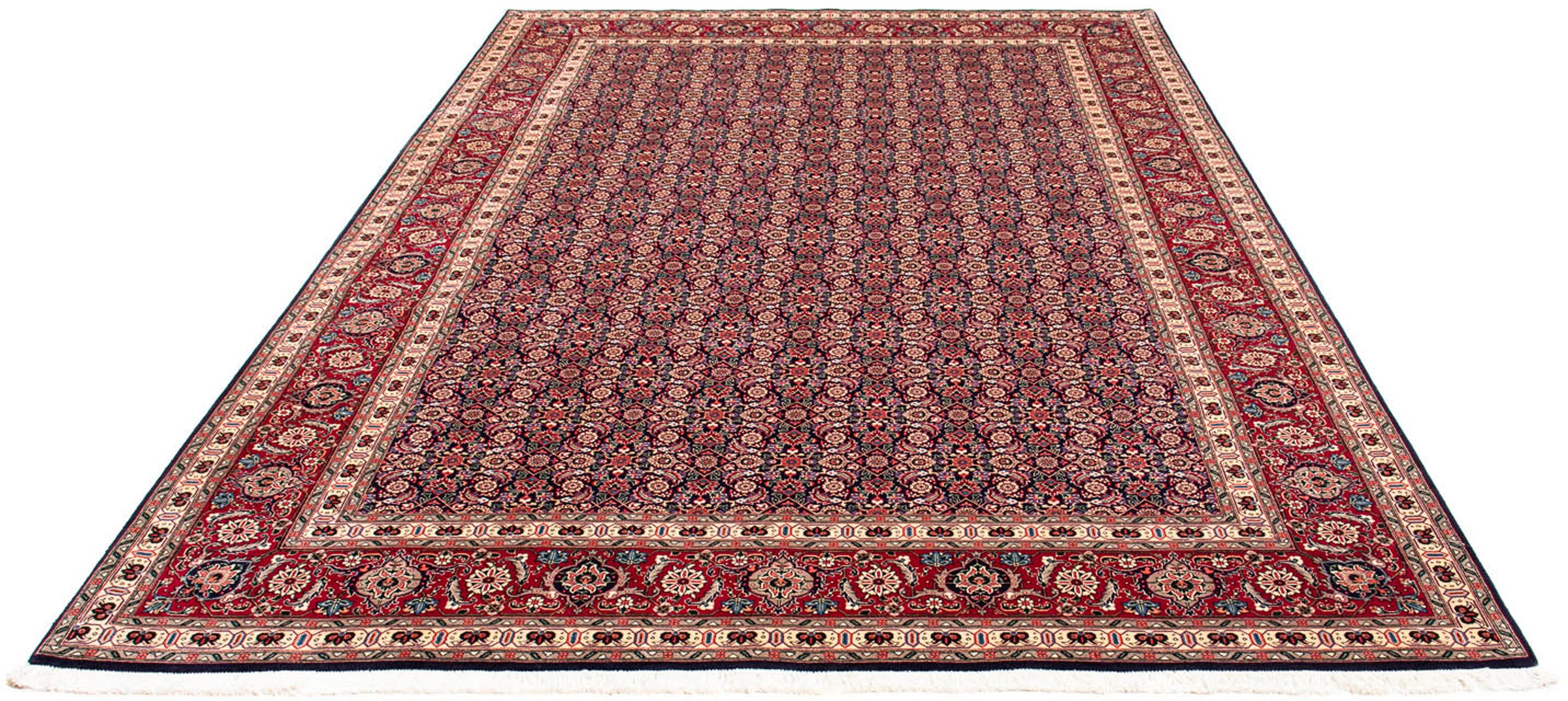 Image of morgenland Orientteppich »Perser - Täbriz - 304 x 202 cm - hellrot«, rechteckig, 10 mm Höhe, Wohnzimmer, Handgeknüpft, Einzelstück mit Zertifikat bei Ackermann Versand Schweiz