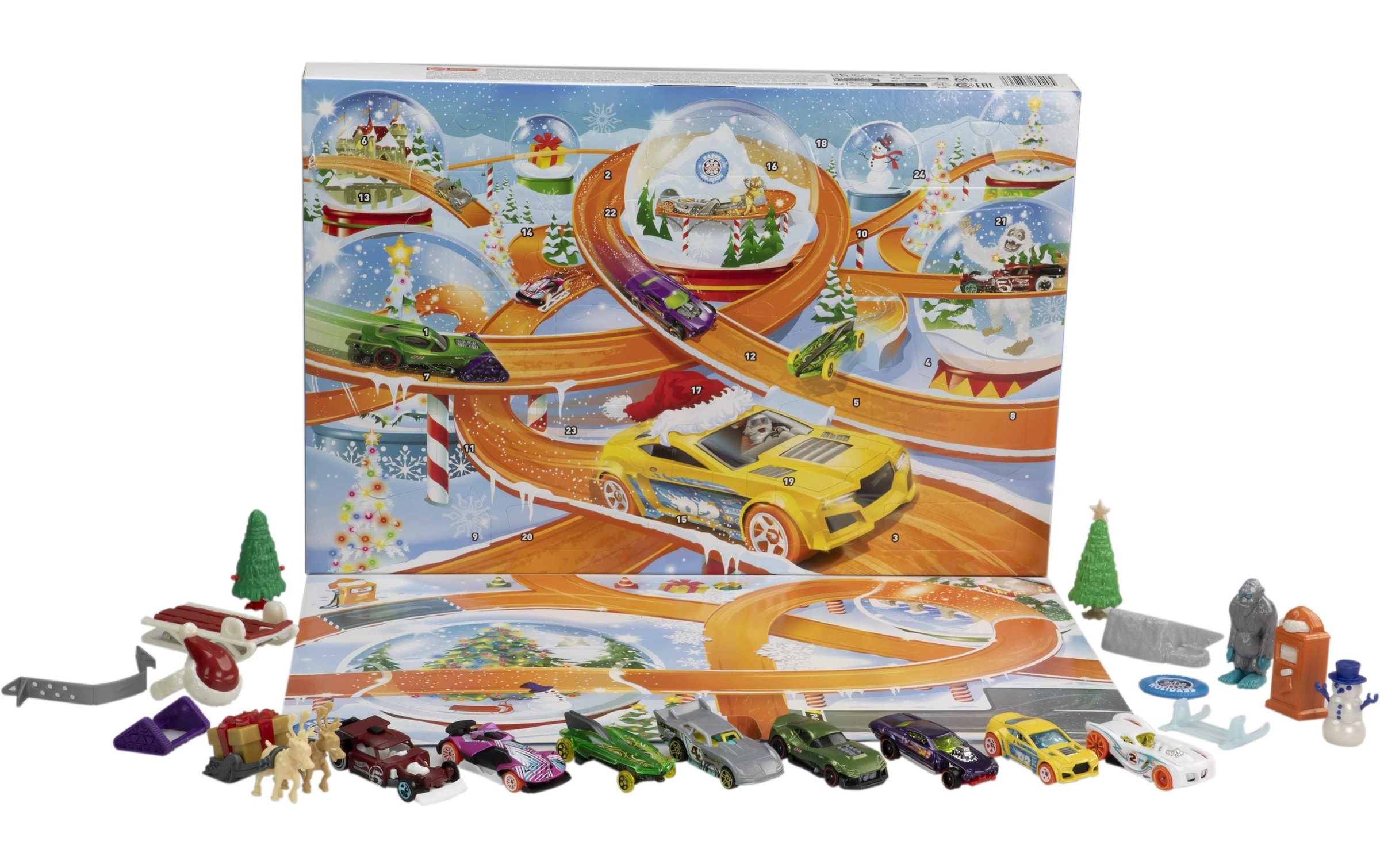 Adventskalender »Hot Wheels 2024«, ab 3 Jahren