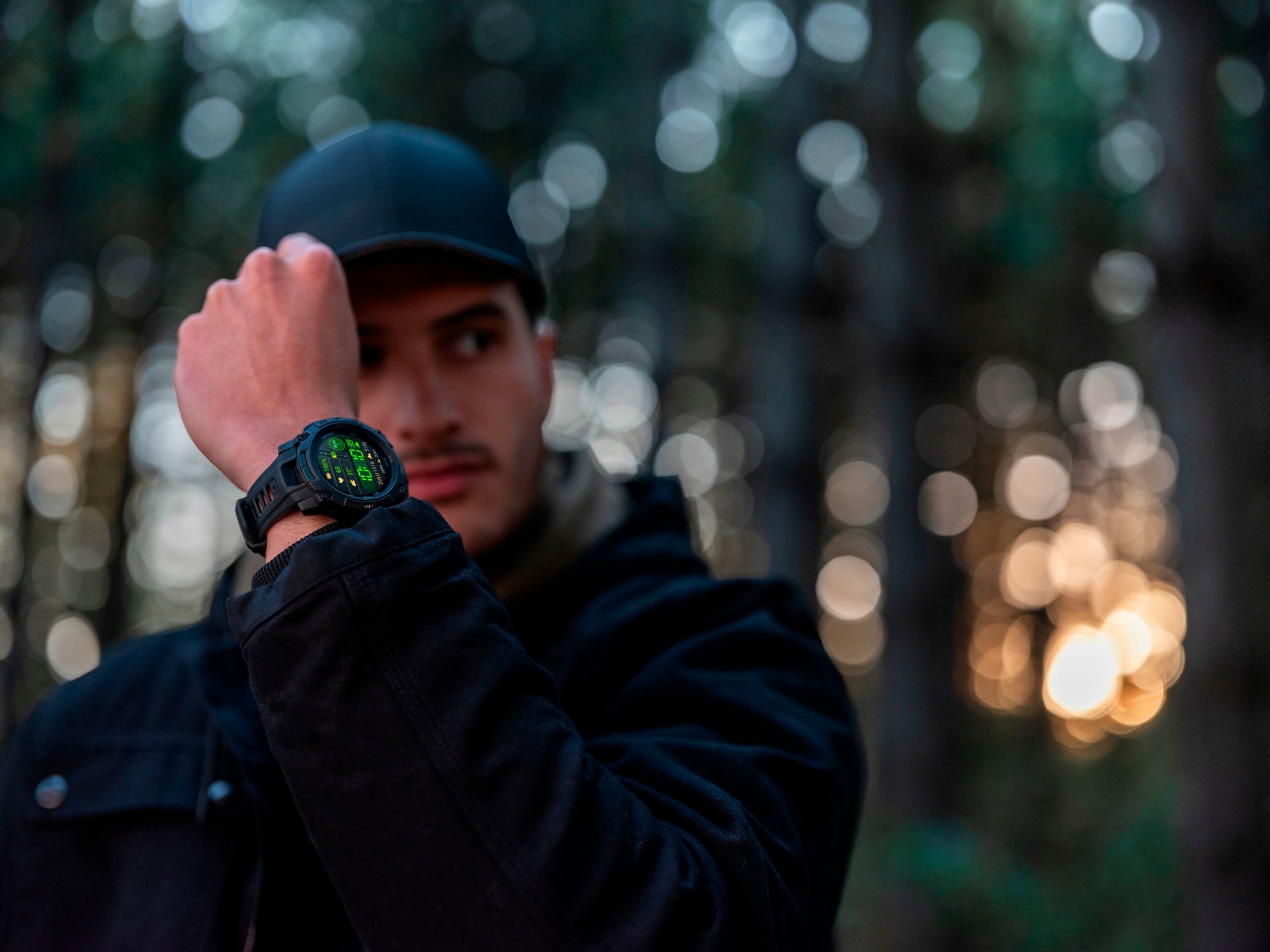 Garmin Smartwatch »Instinct 3 AMOLED 50 mm Tactical Edition«(/ 1,3 ″) Garmin