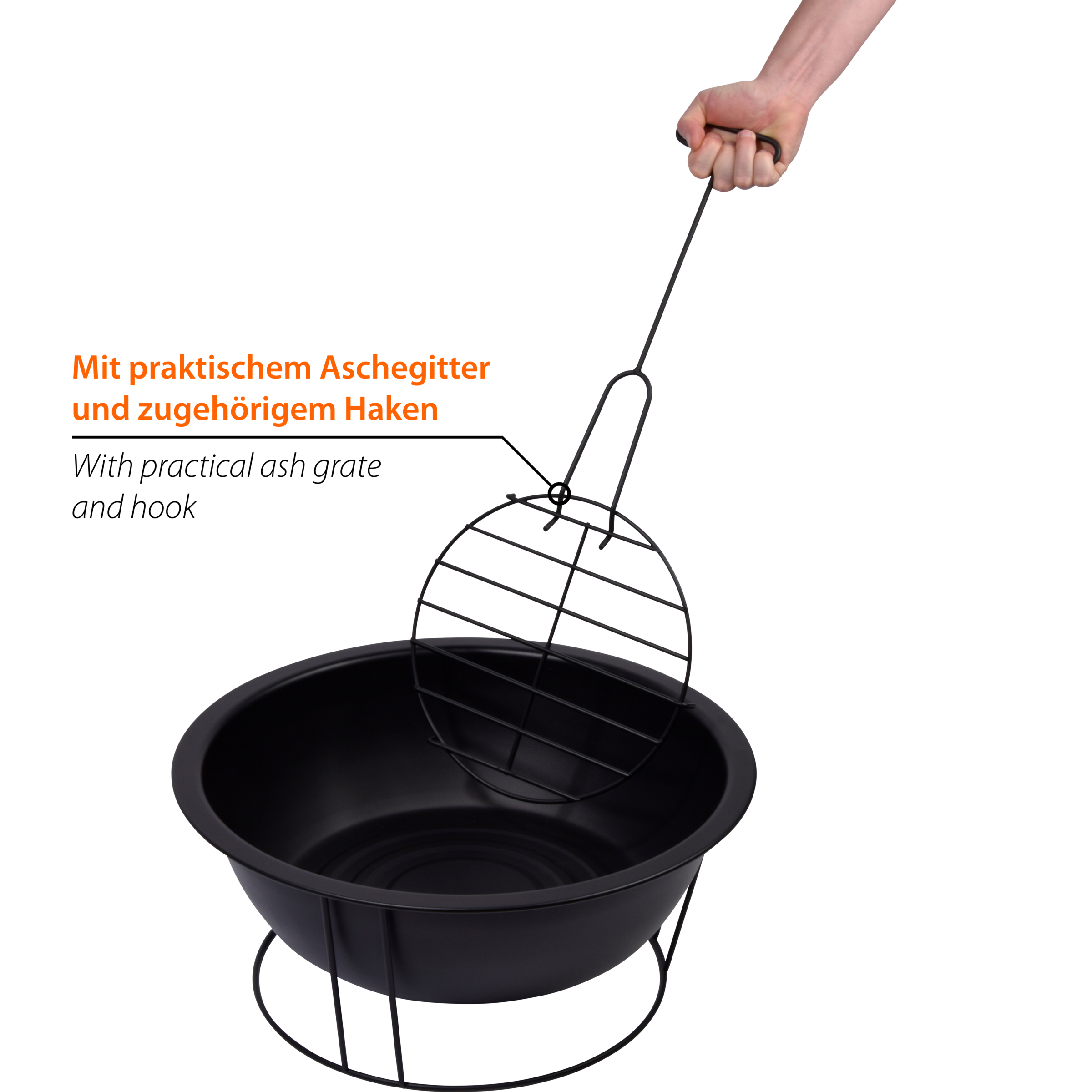 dobar Panier à feu BxLxH: 52x52x23 cm