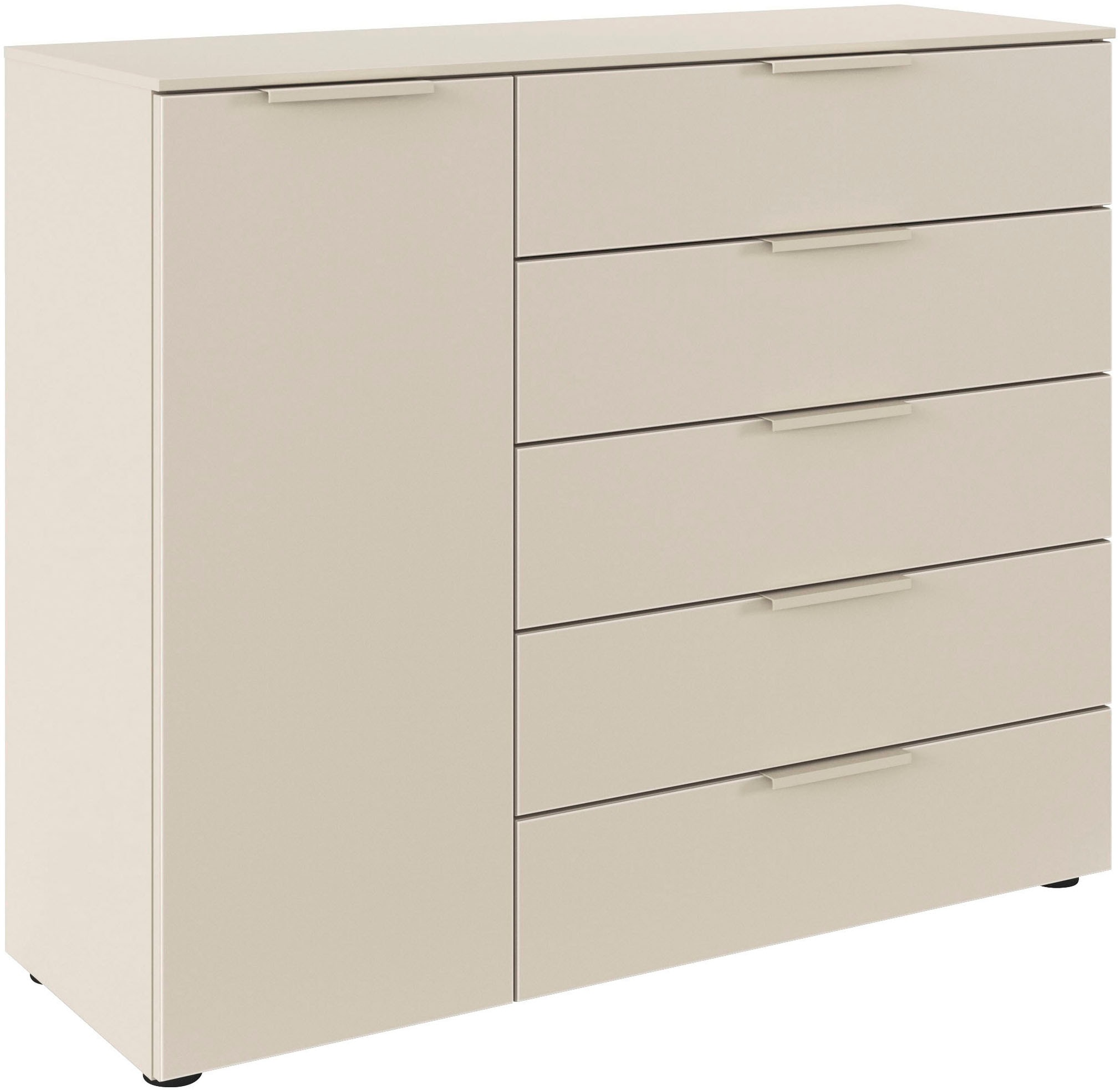 Image of LeGer Home by Lena Gercke Kommode "Kommode Sideboard Schubladen Türenkommode SERINA eleganter Eyecatcher" inkl. SOFT-CLOSE-FUNKTION, mit 5 Schubkästen und 1 Tür sowie Metallgriffen MADE IN GERMANY