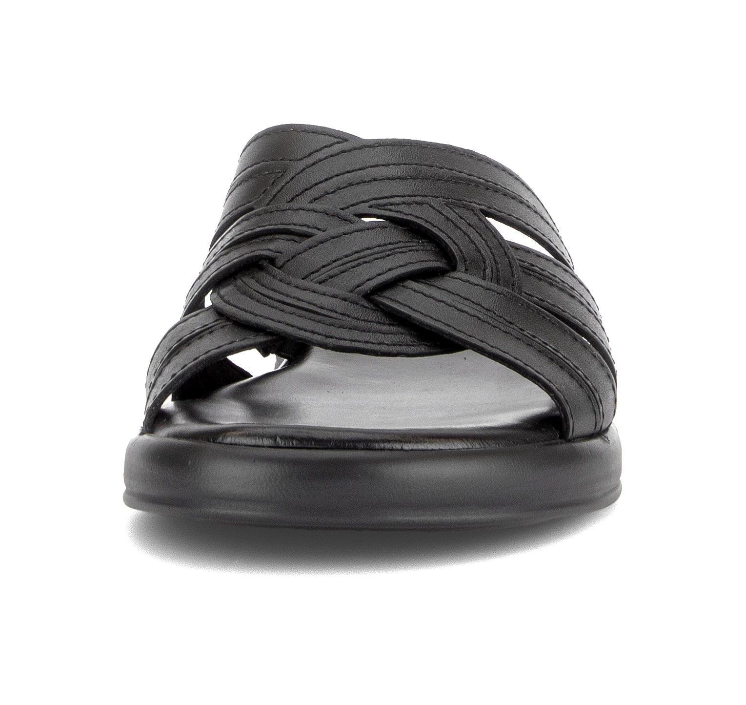 Gabor Pantolette »Rhodos«  Plateau, Schlupfschuh, Sommerschuh mit Ziernähten, G-Weite